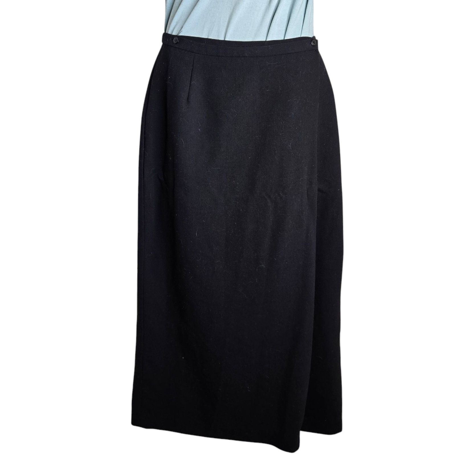 Gap Gap Womens Wrap Around Maxi Skirt Size 12 Black Lined Work Size 34" / US 12 / IT 48 - 1 Thumbnail