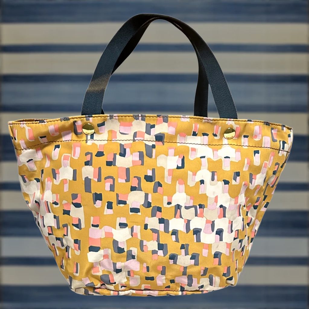 Fossil Fossil Key Per East West Yellow Multi Color Zip Shopper Tote Shoulder Bag Women Size ONE SIZE - 1 Thumbnail