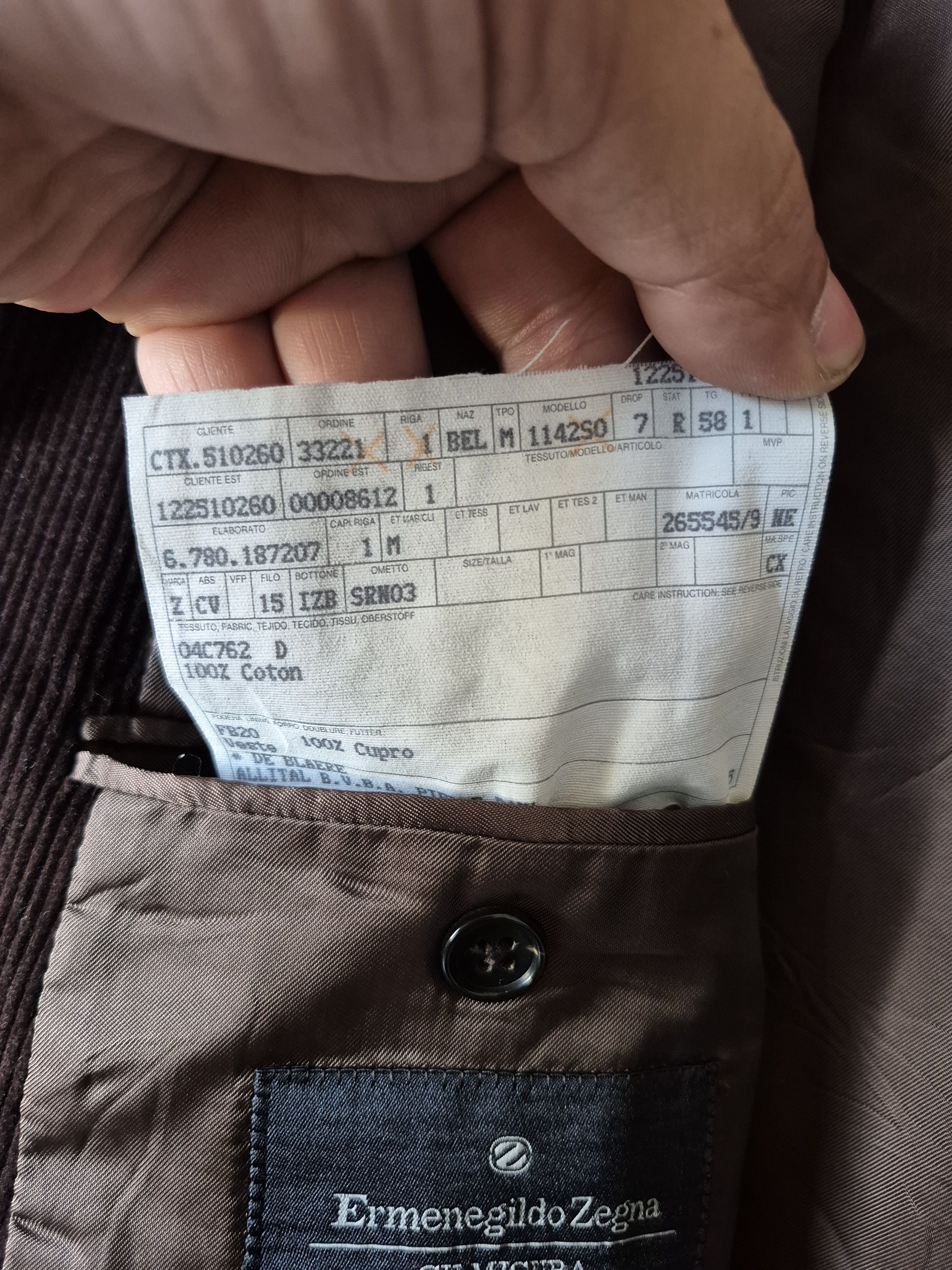 Ermenegildo Zegna Ermenegildo Zegna Blazer Size 58 European Size 48R - 7 Thumbnail