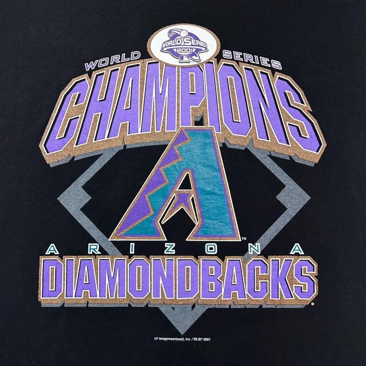 MLB × Vintage Arizona Diamondbacks 2001 World Series Champions T-Shirt Size US XL / EU 56 / 4 - 3 Thumbnail