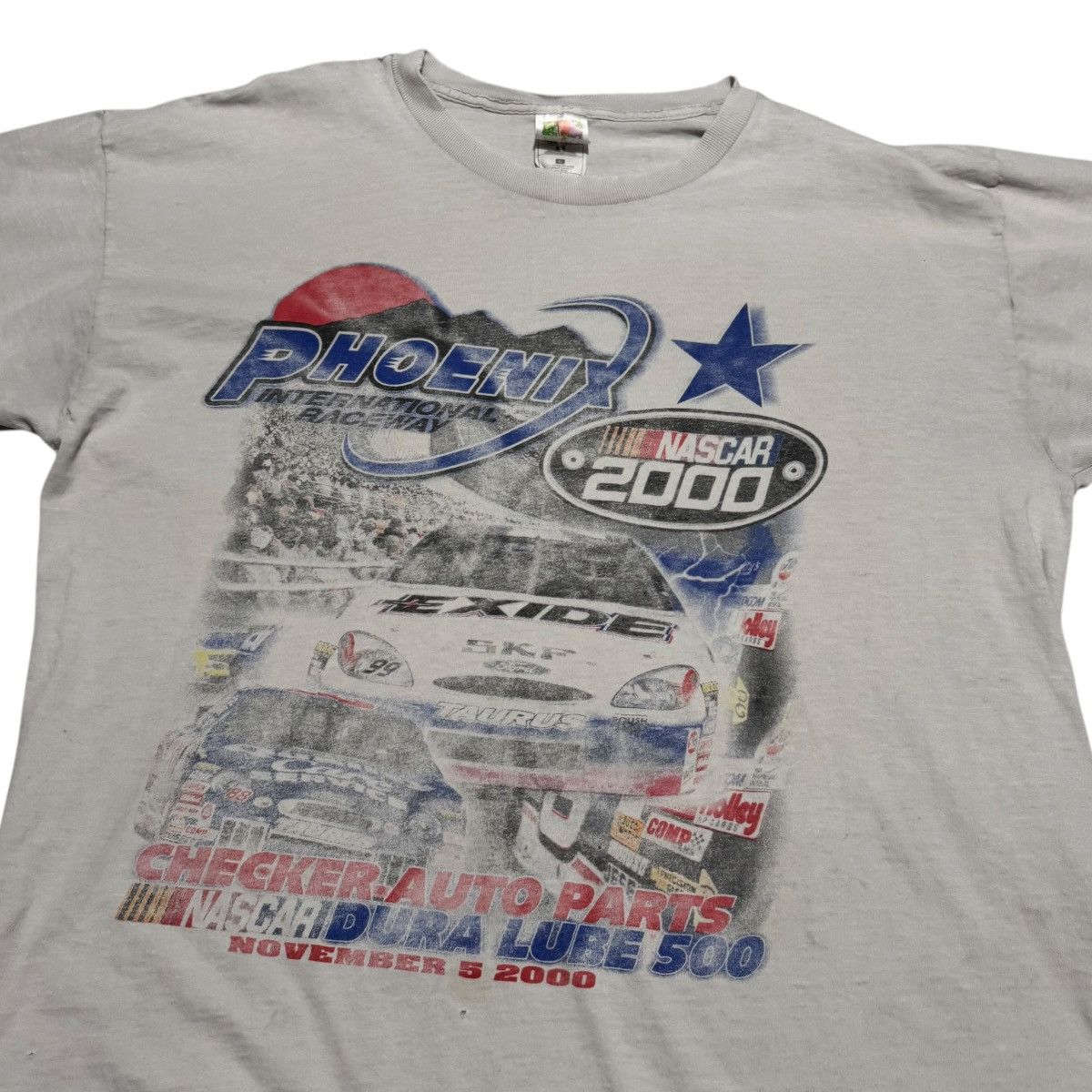 Fruit Of The Loom Vintage NASCAR 2000 Phoenix Speedway Shirt Men's XL FLAWS Size US XL / EU 56 / 4 - 2 Thumbnail