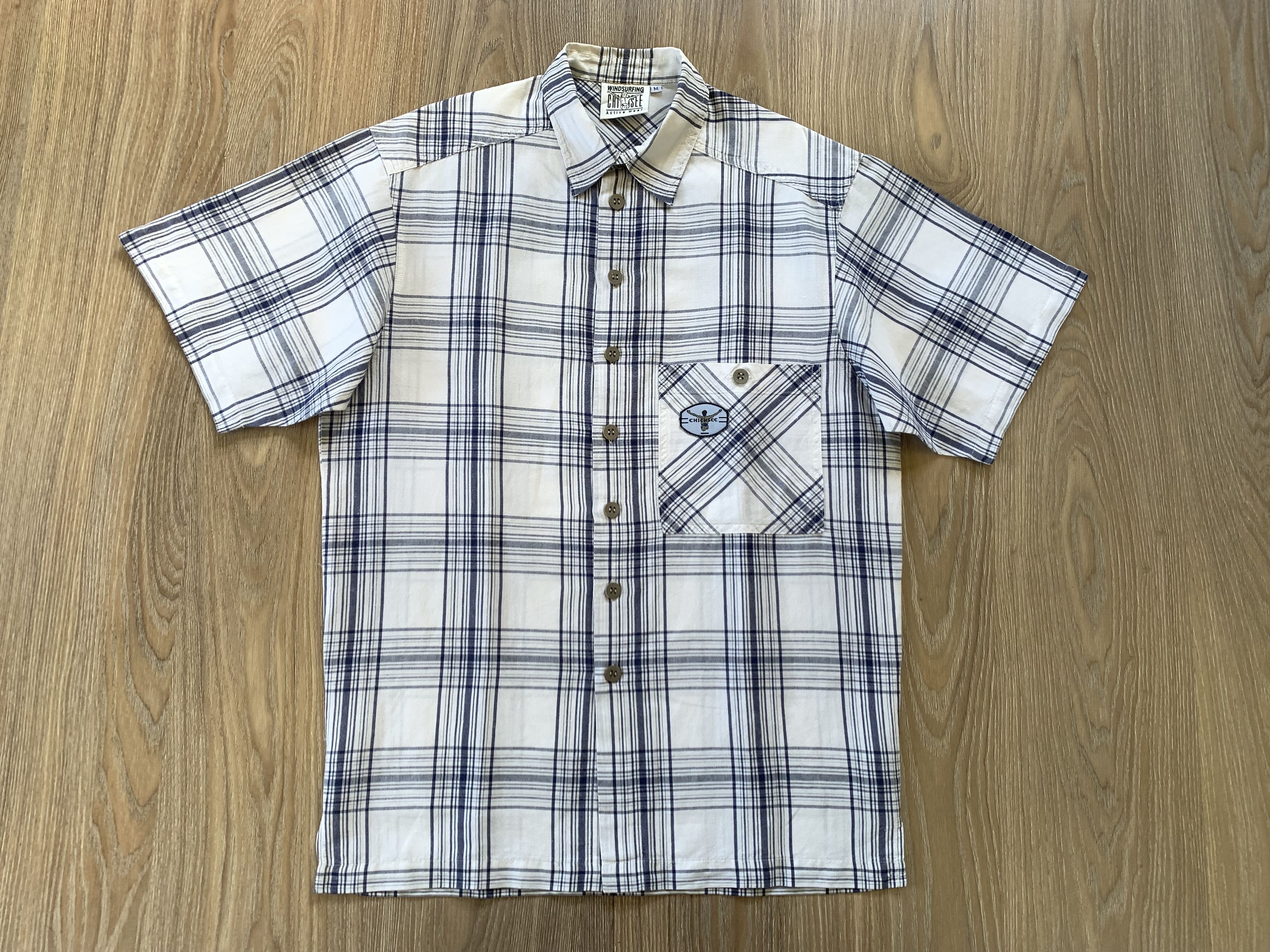 Other Chiemsee Vintage Plaid Cotton Button Up Shirt Size US M / EU 48-50 / 2 - 2 Thumbnail