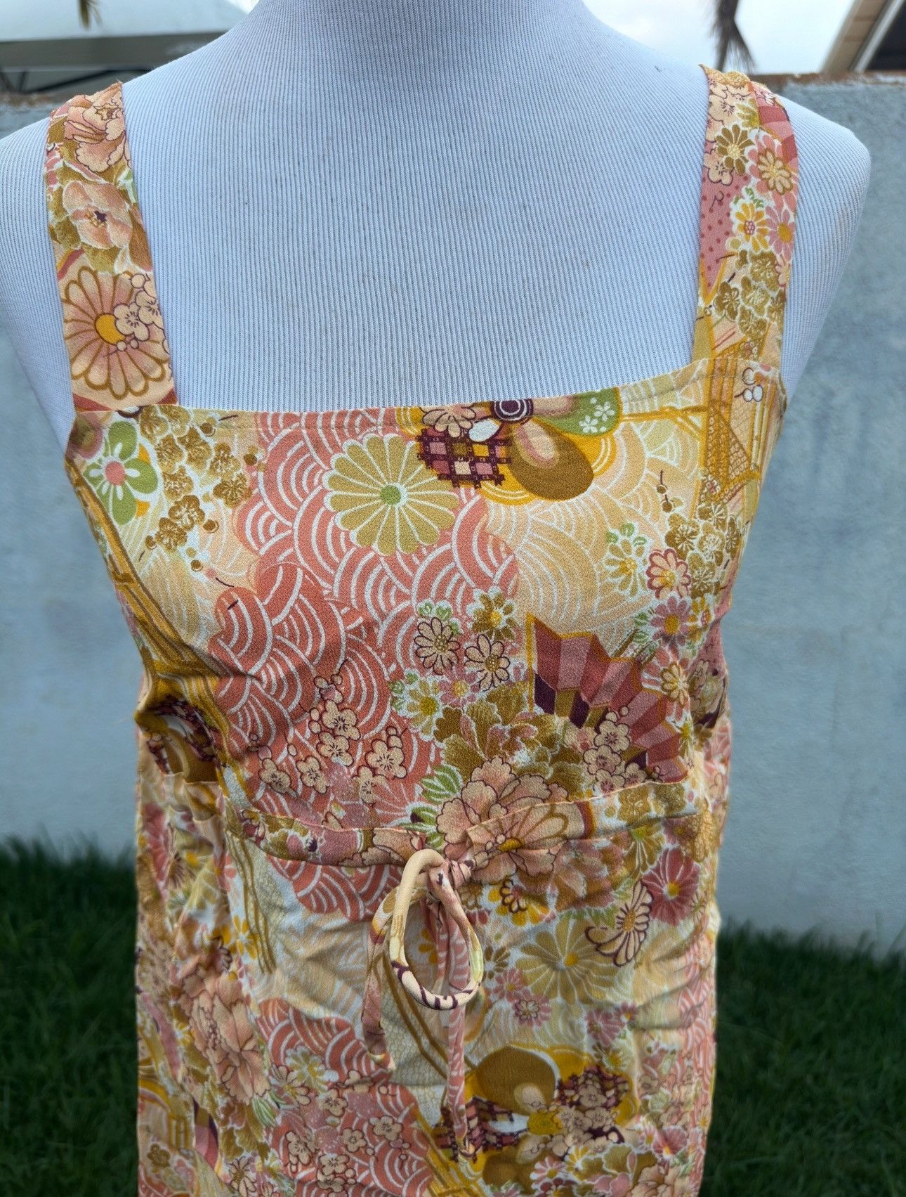 Other Cinnamon Girl Hawaii Dress XXS Pink Floral Midi Sundress Size XXS / US 00 / IT 34 - 3 Thumbnail