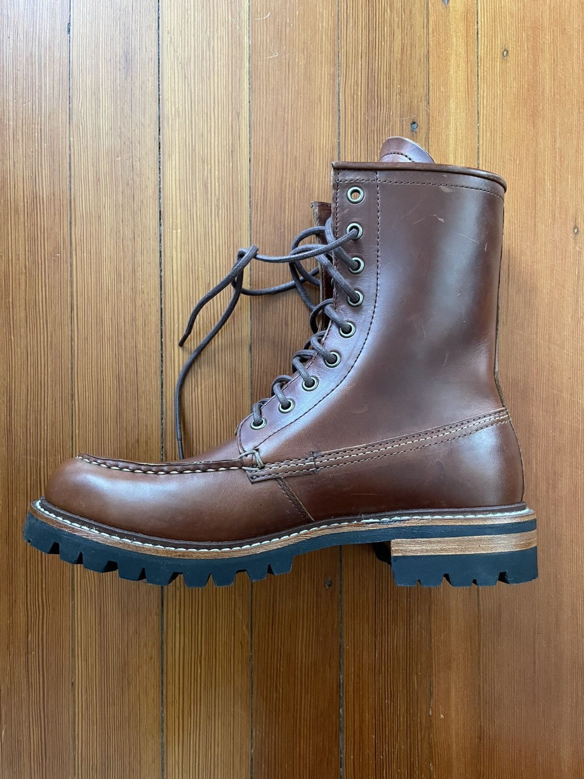 G.H. Bass & Co. G.H. Bass & Co. Scout Hi Lace Leather Boots Size US 10 / EU 43 - 2 Thumbnail