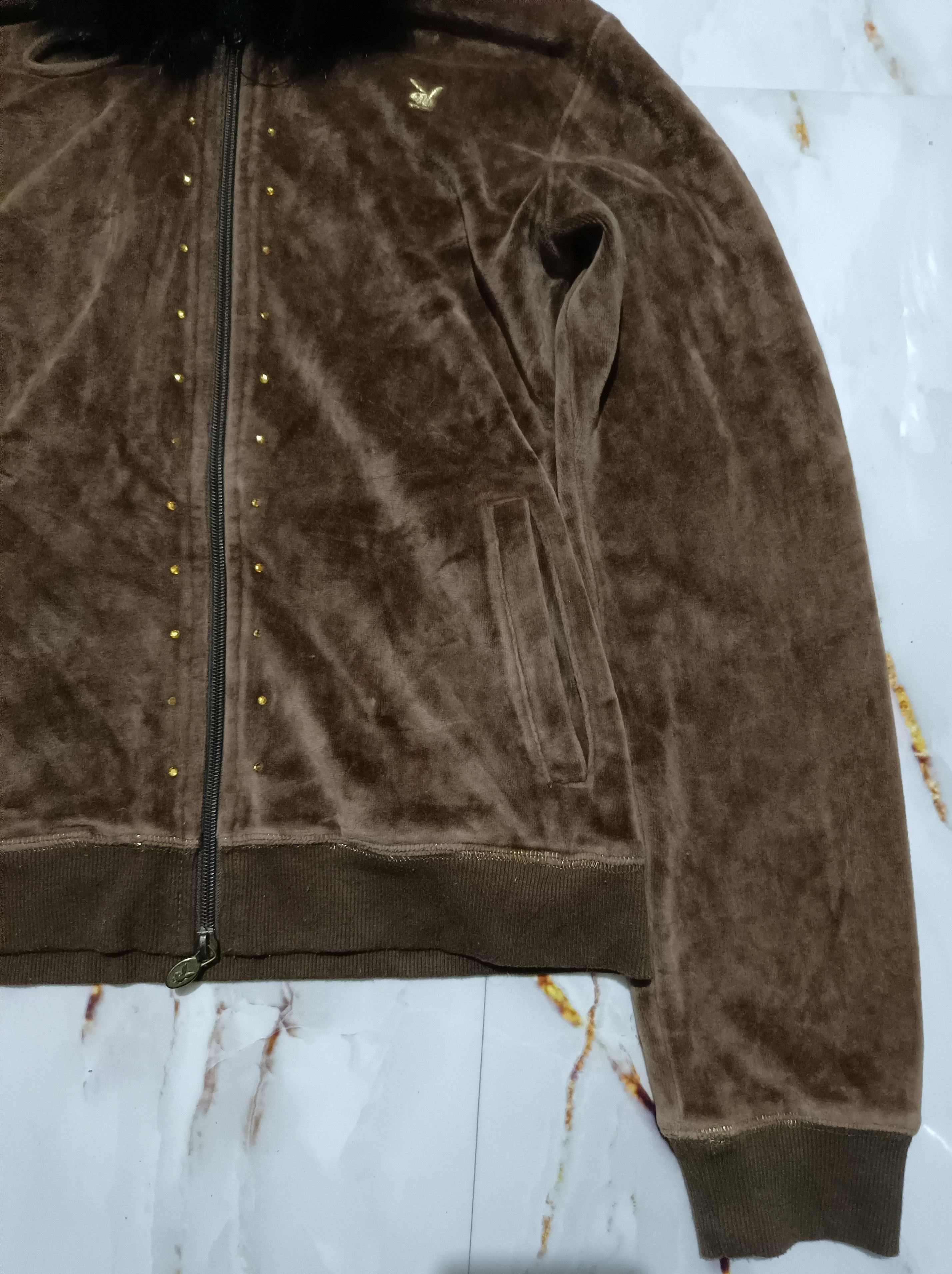 Beauty Beast 2000's Fur Velvet Hoodie Playboy lgb styled Size S / US 4 / IT 40 - 7 Thumbnail