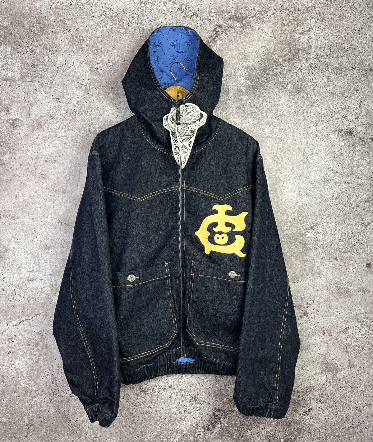Billionaire Boys Club Icecream BBC Denim JacketHoodie Indigo Billionaire Boys Club Size US M / EU 48-50 / 2 - 1 Thumbnail
