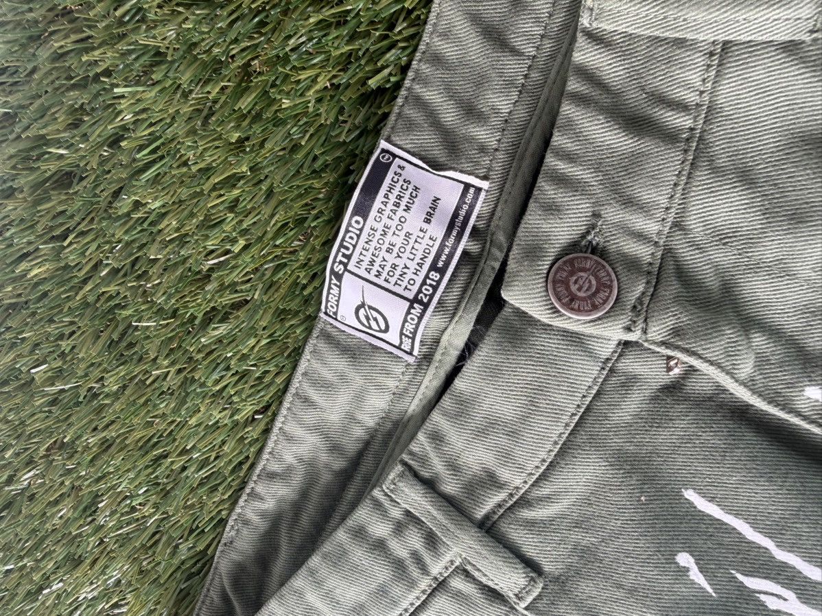 Other FORMY Studio FW20 Born To Live Graphic Pants Olive XL Size US 38 / EU 54 - 6 Thumbnail