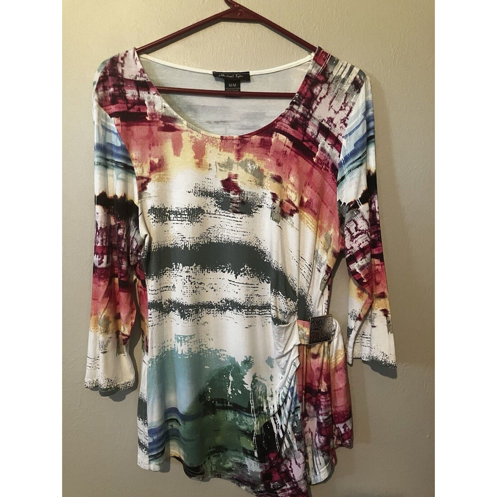 Tyler The Creator Michael Tyler Shirt Womens M multi colored buckle on side Size M / US 6-8 / IT 42-44 - 1 Thumbnail