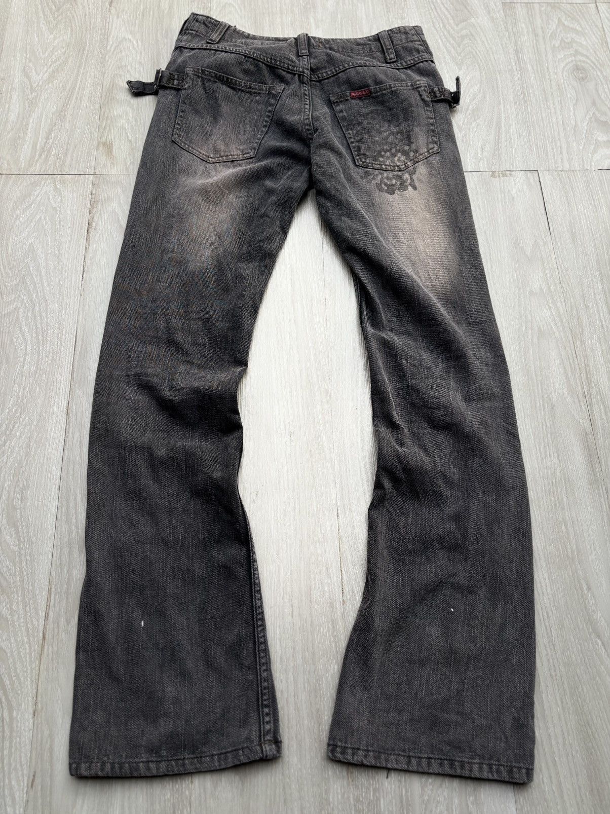 Japanese Brand SWEAT CAMEL lace up flare jeans Size US 26 / EU 42 - 8 Thumbnail