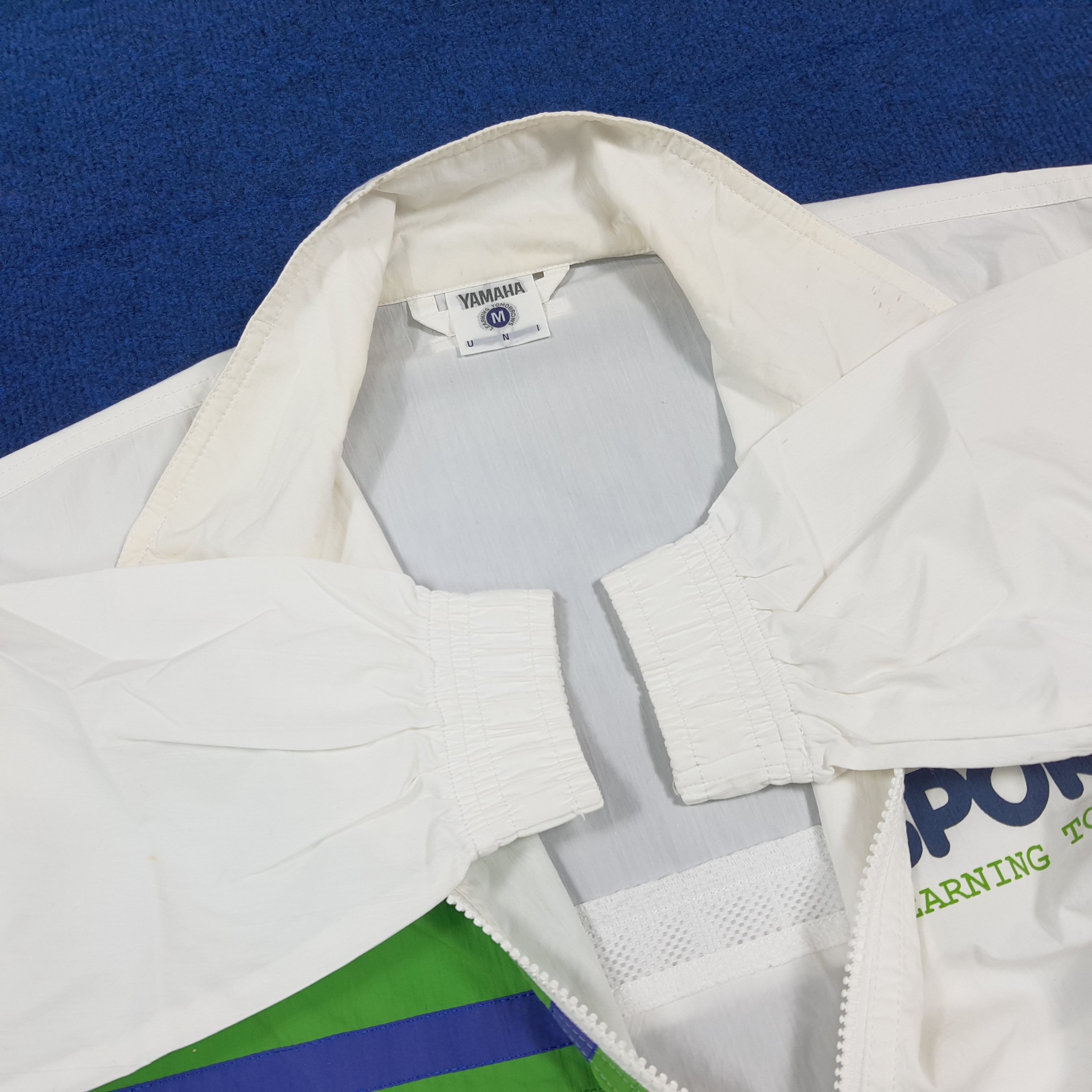 Yamaha Vtg Retro Yamaha Sports Jacket Colorblock Windbreaker C291N8 Size US M / EU 48-50 / 2 - 4 Thumbnail