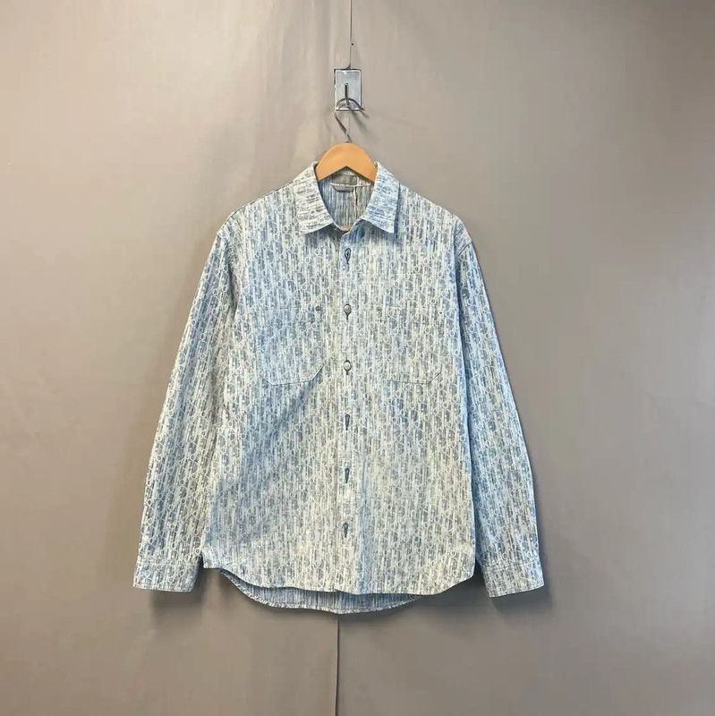 Dior Dior Men's Cotton White Shirt 0089 Size US M / EU 48-50 / 2 - 1 Thumbnail