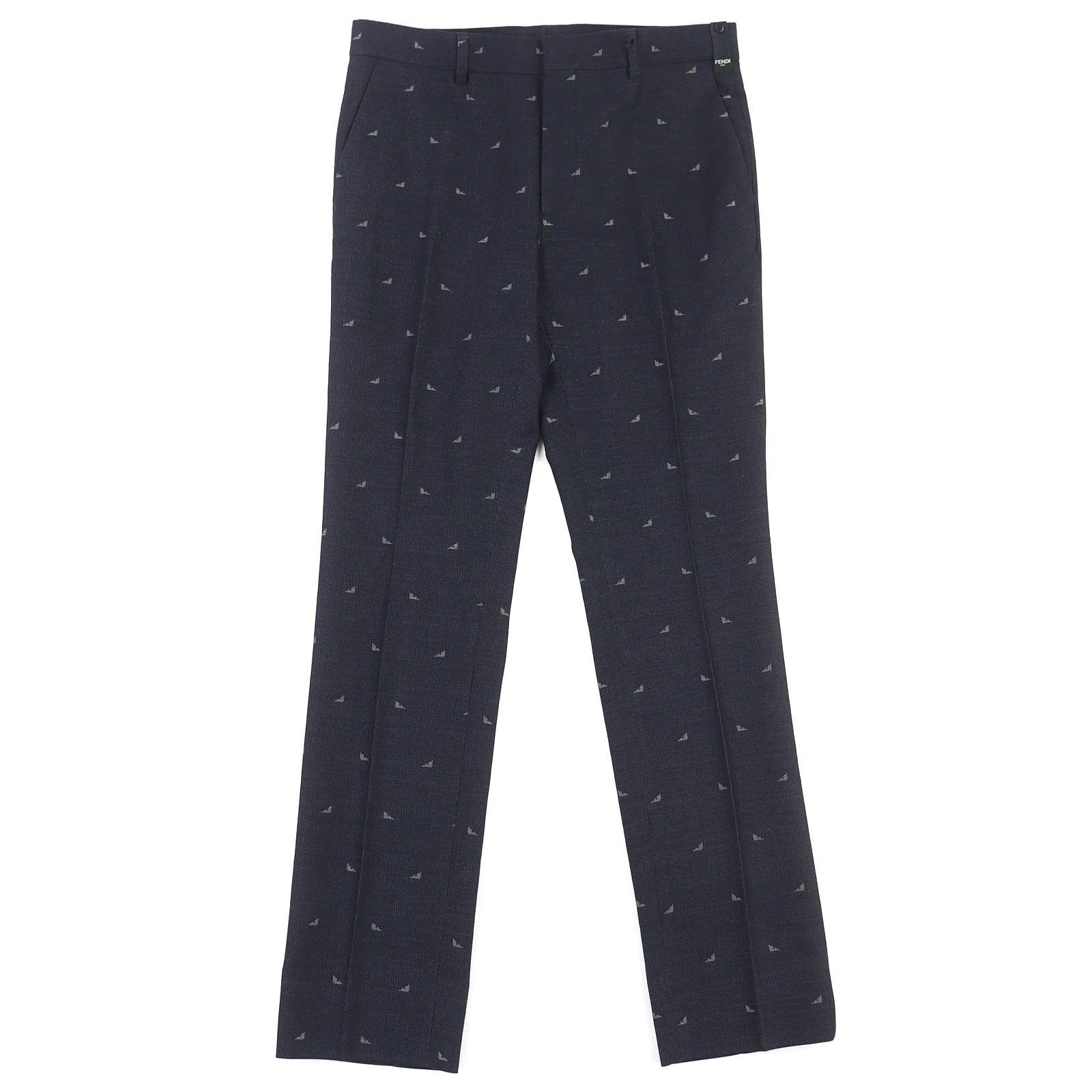 Fendi Fendi Fendi Monster Eye Cotton Pants Textile Pants FB0366 DUTY FREE for USA Size ONE SIZE - 1 Thumbnail