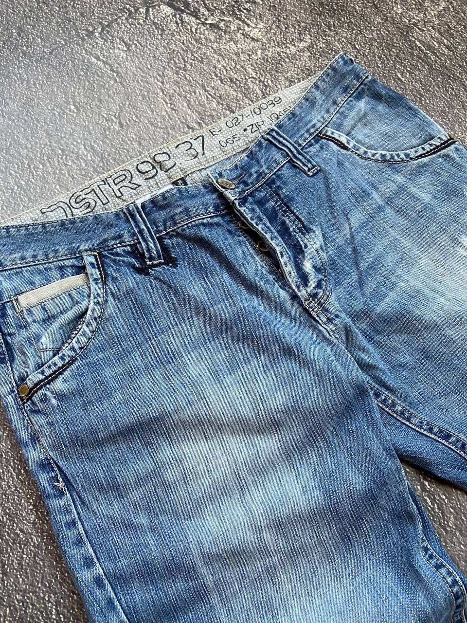Other Jeans Dirty Pants faded crash denim thrashed y2k distressed Size US 36 / EU 52 - 4 Thumbnail