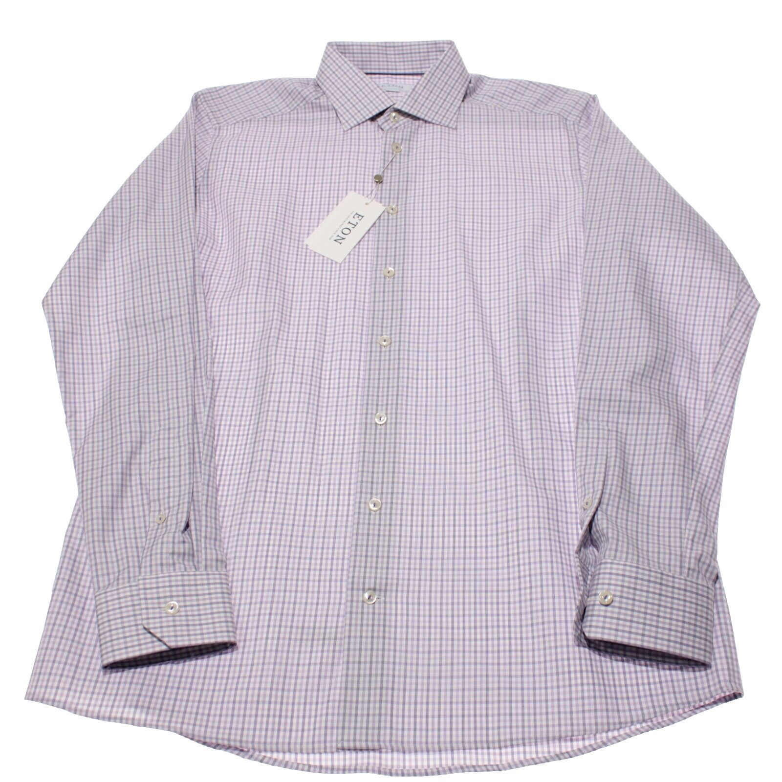 Eton Eton New with tags Shirt Size L US In Purple Size US L / EU 52-54 / 3 - 3 Thumbnail