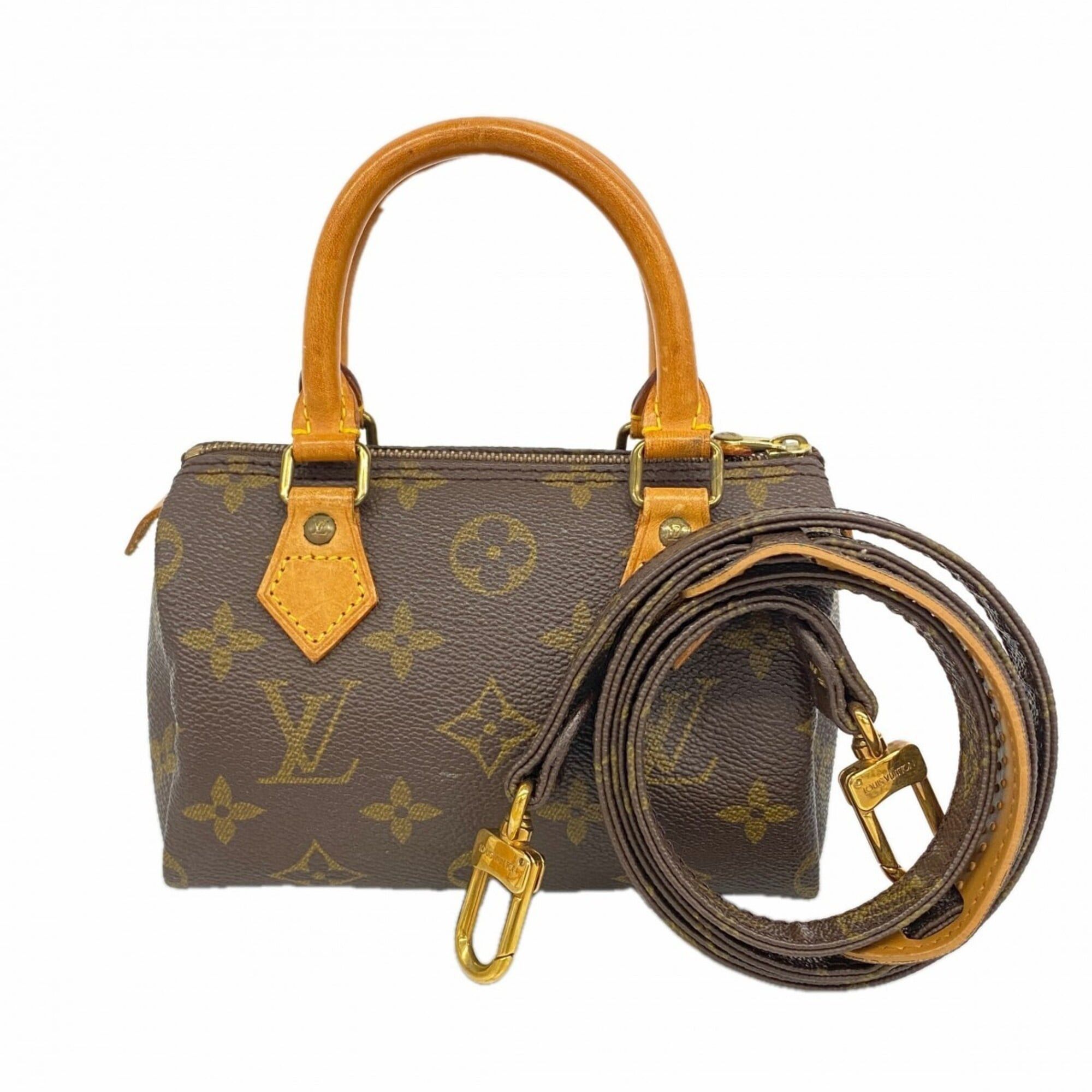 Louis Vuitton Louis Vuitton Mini Speedy Boston Bag with Strap 