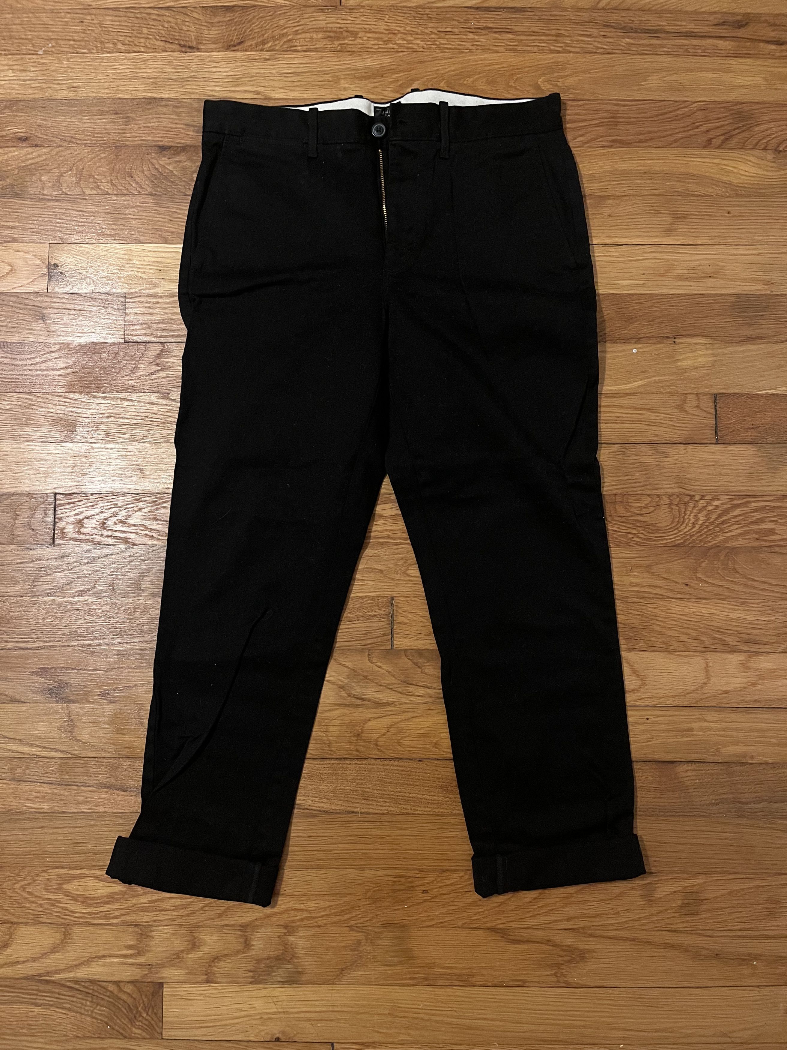 J.Crew J. Crew Stretch Black Pants Size US 30 / EU 46 - 1 Thumbnail