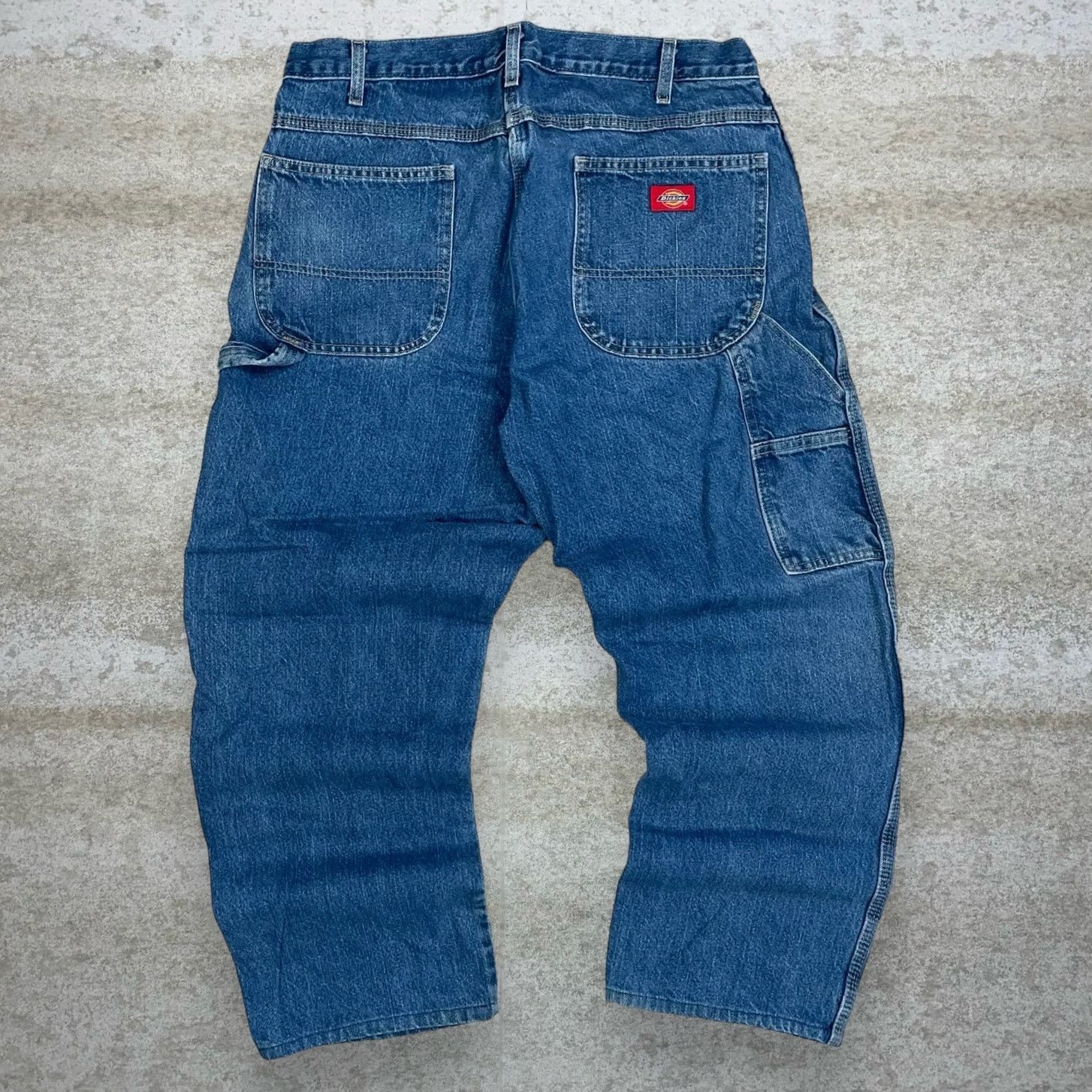 Vintage 90s Dickies Carpenter Jean 36x28 Relaxed Medium Wash