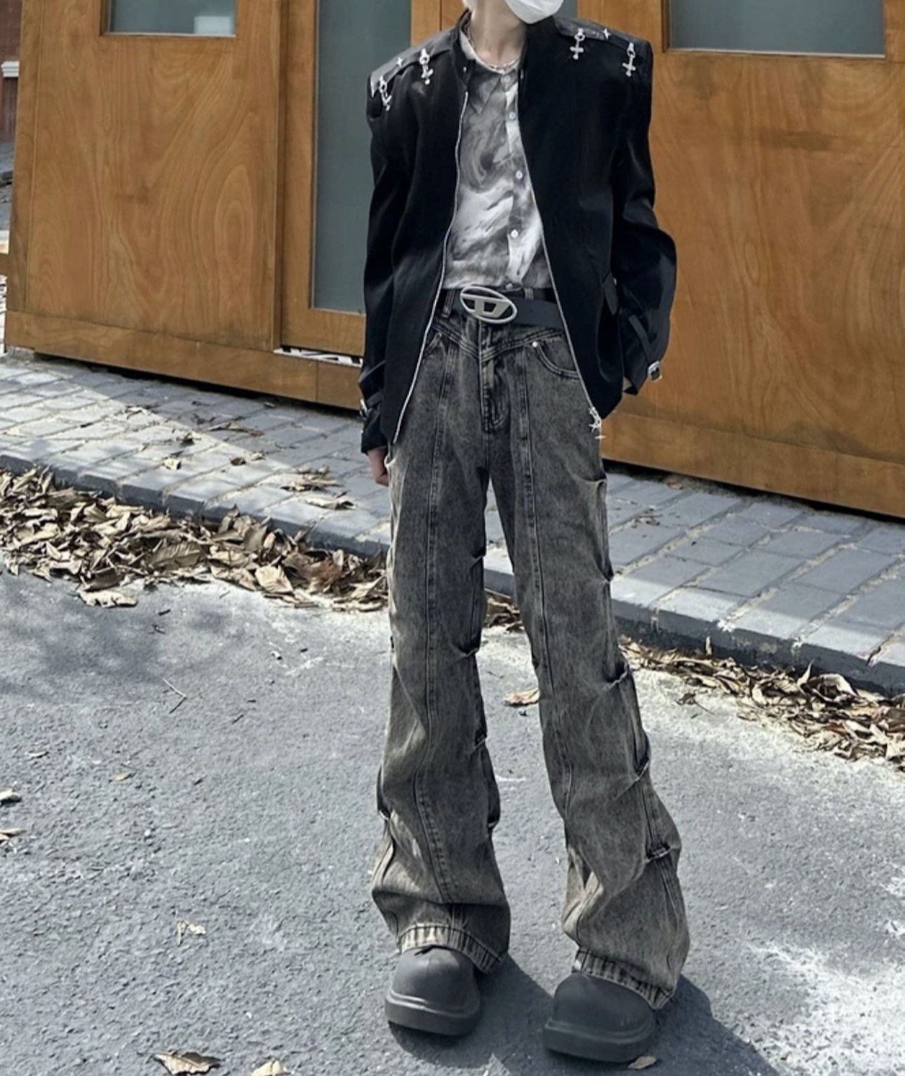 Jean Y2k Cargo Flared Stack Jeans Wide Leg Bootcut Stacked Size US 32 / EU 48 - 4 Thumbnail