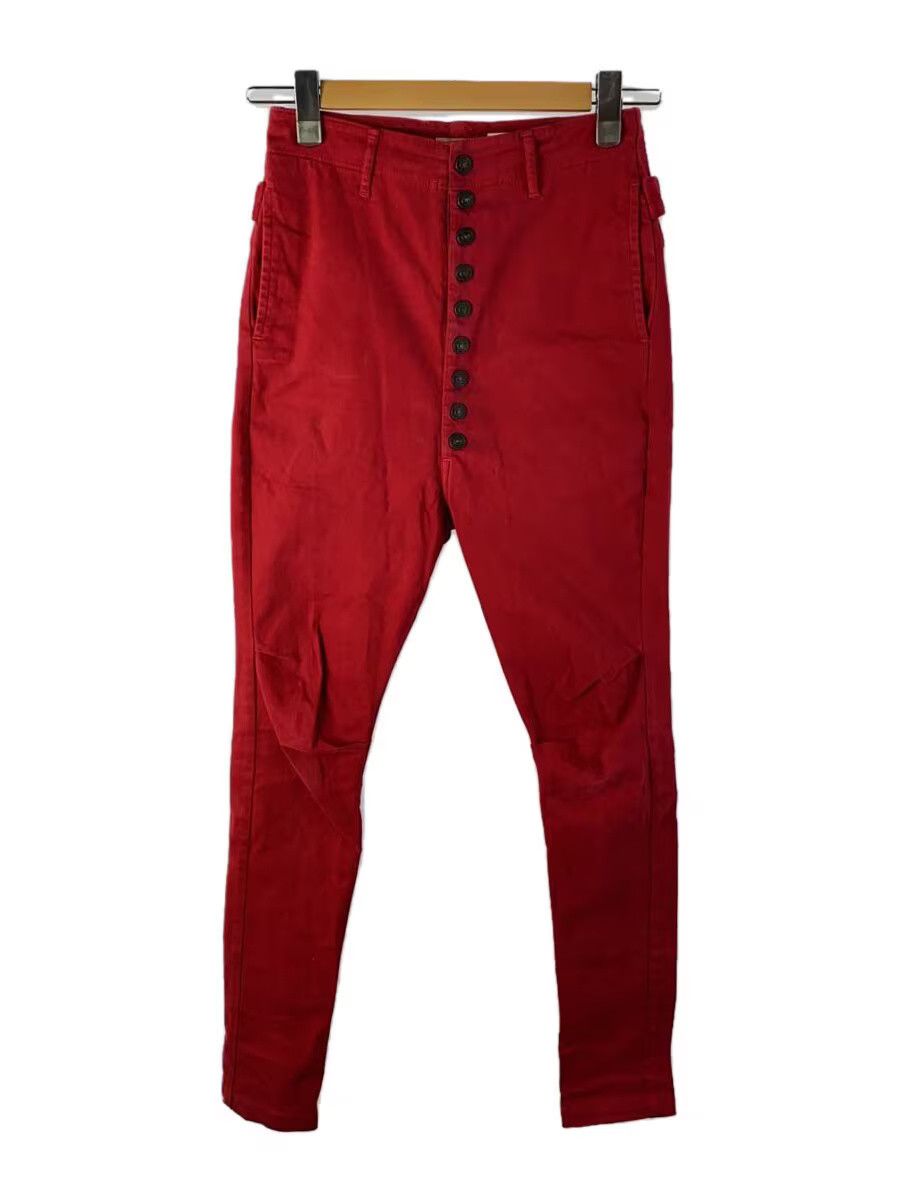 Kapital Cotton Straight Pants Red