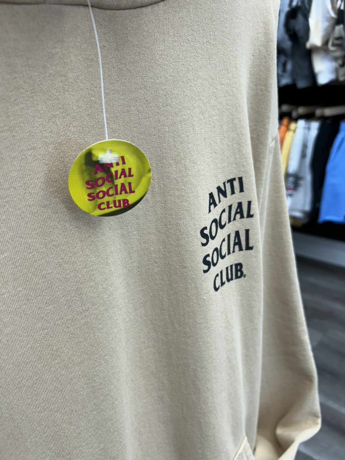 Anti Social Social Club Anti Social Social club Hoodie Beige Size US XL / EU 56 / 4 - 3 Thumbnail