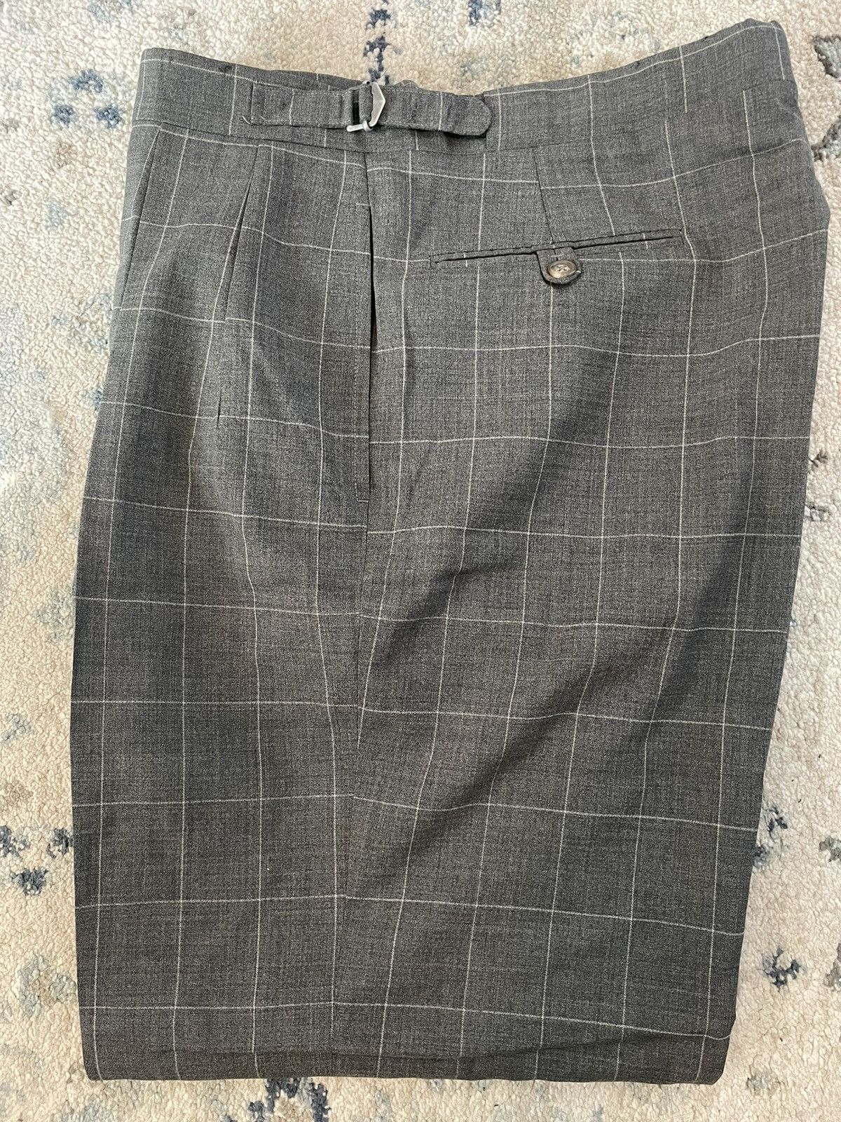 Polo Ralph Lauren × Vintage Vintage Tropical Weight Windowpane Trouser Size US 36 / EU 52 - 1 Thumbnail