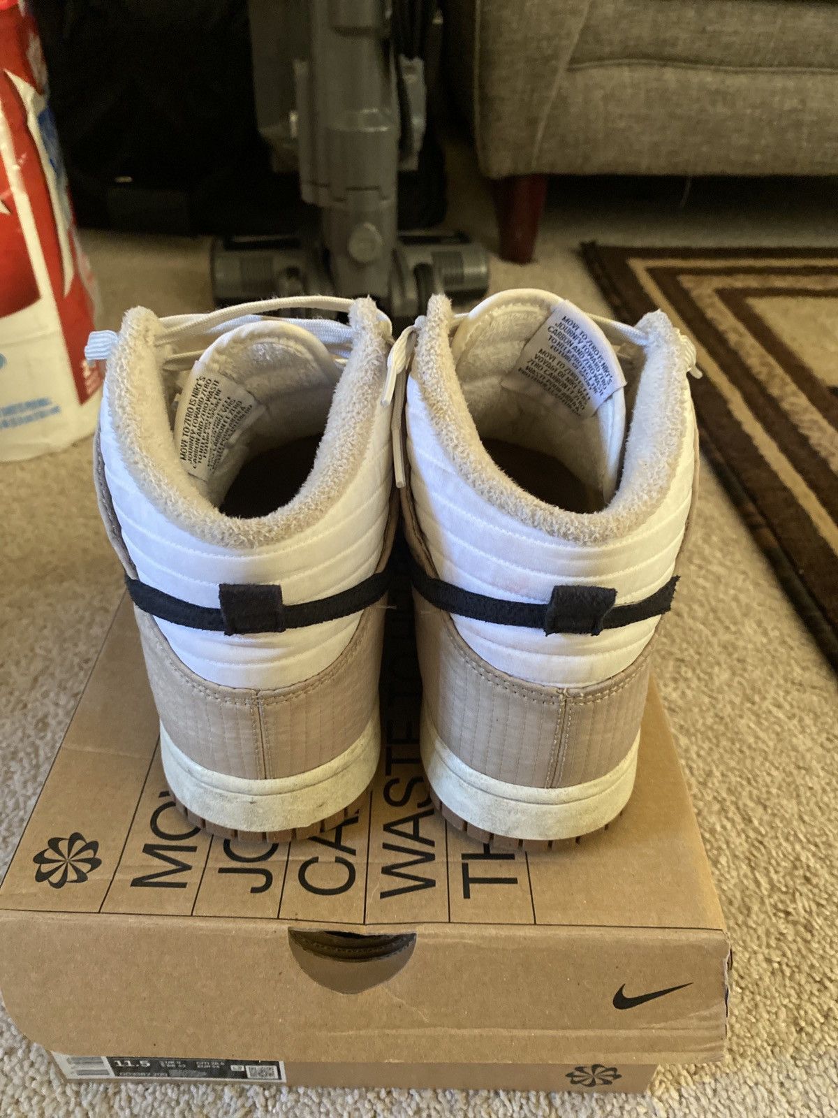 Nike Nike Dunk Hi Retro NN “Ratton Toasty” Size US 10 / EU 43 - 2 Thumbnail