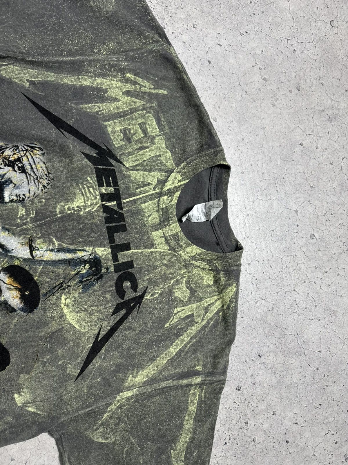 Metallica Metallica Vintage 90’s Rock Over Print Band Shirt Size US M / EU 48-50 / 2 - 5 Thumbnail