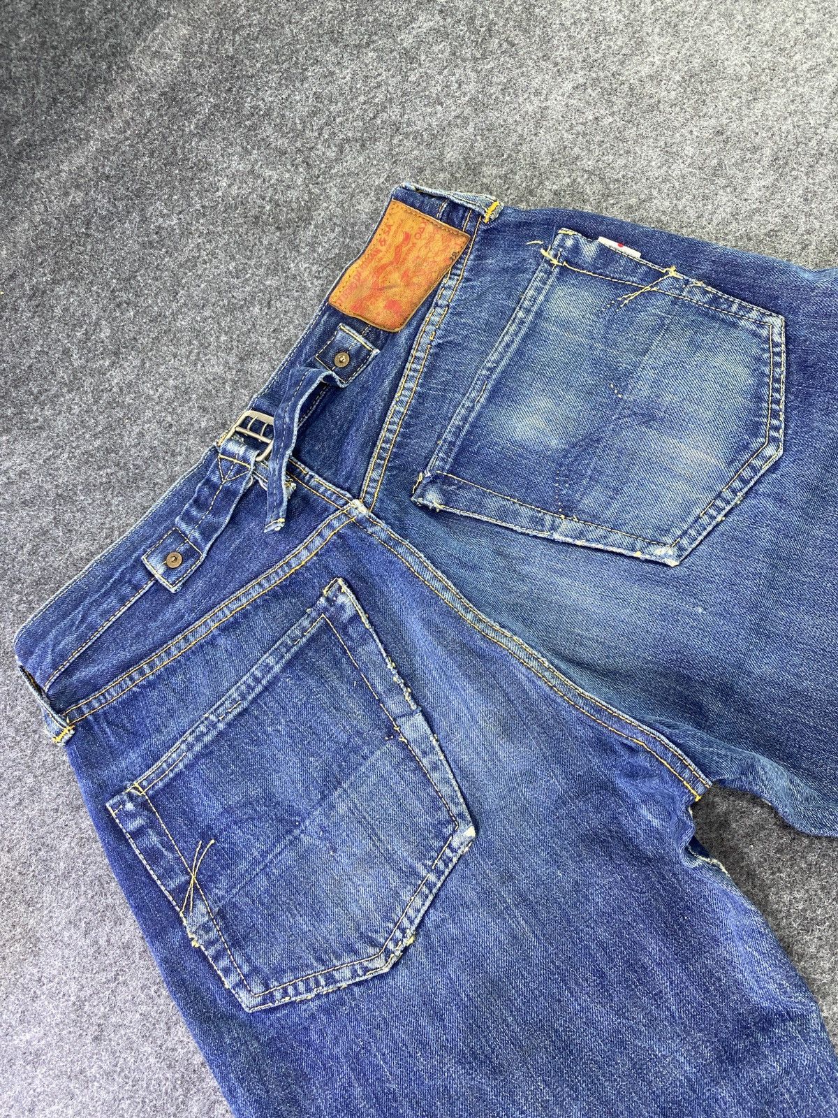 Japanese Brand Studio D Artisan Buckle Back Selvedge Jeans - J880 Size US 29 - 16 Thumbnail