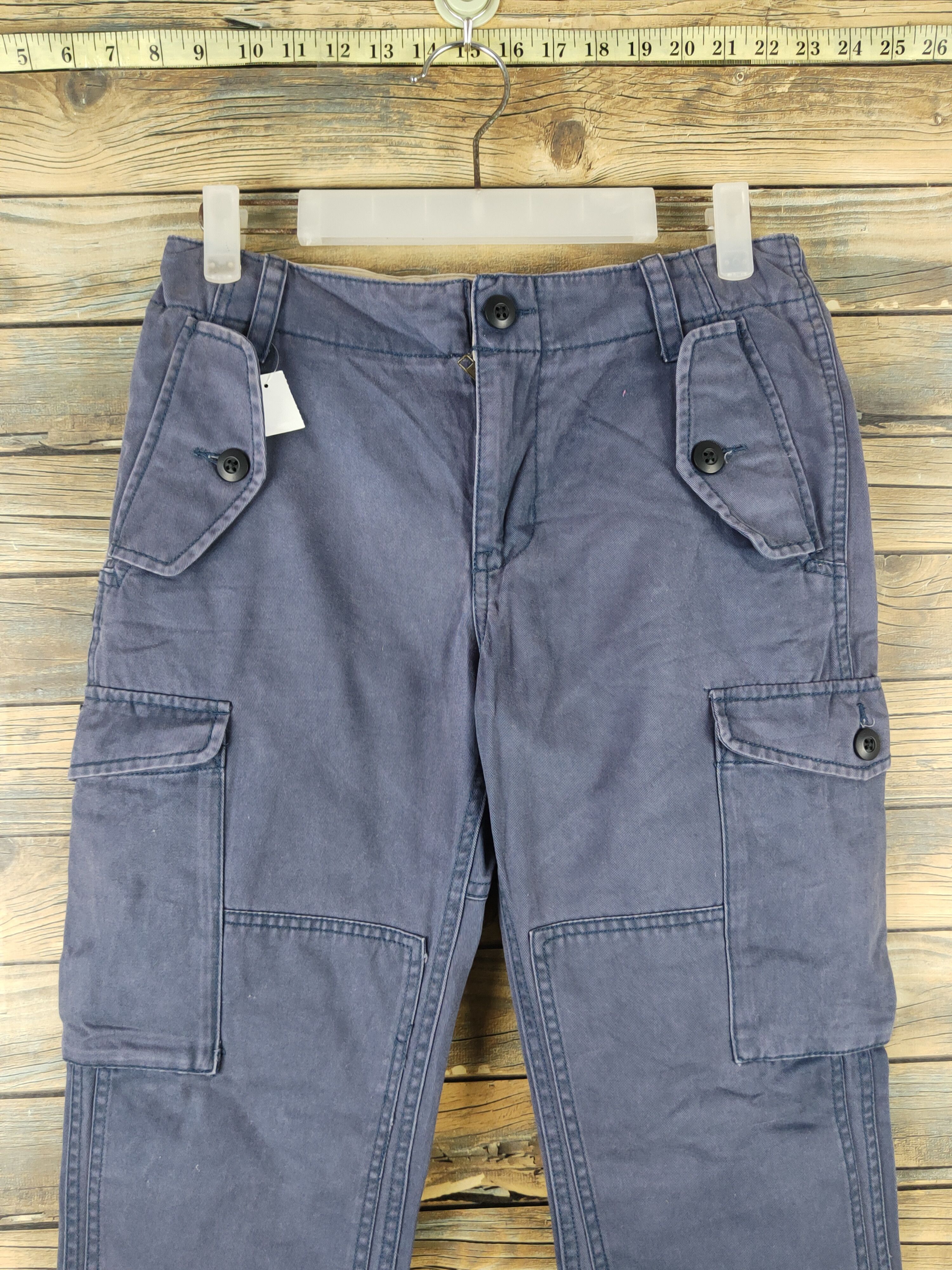 Gap DL Gapkids Blue Multipocket Tactical Cargo Pants #1127 Size US 26 / EU 42 - 2 Thumbnail