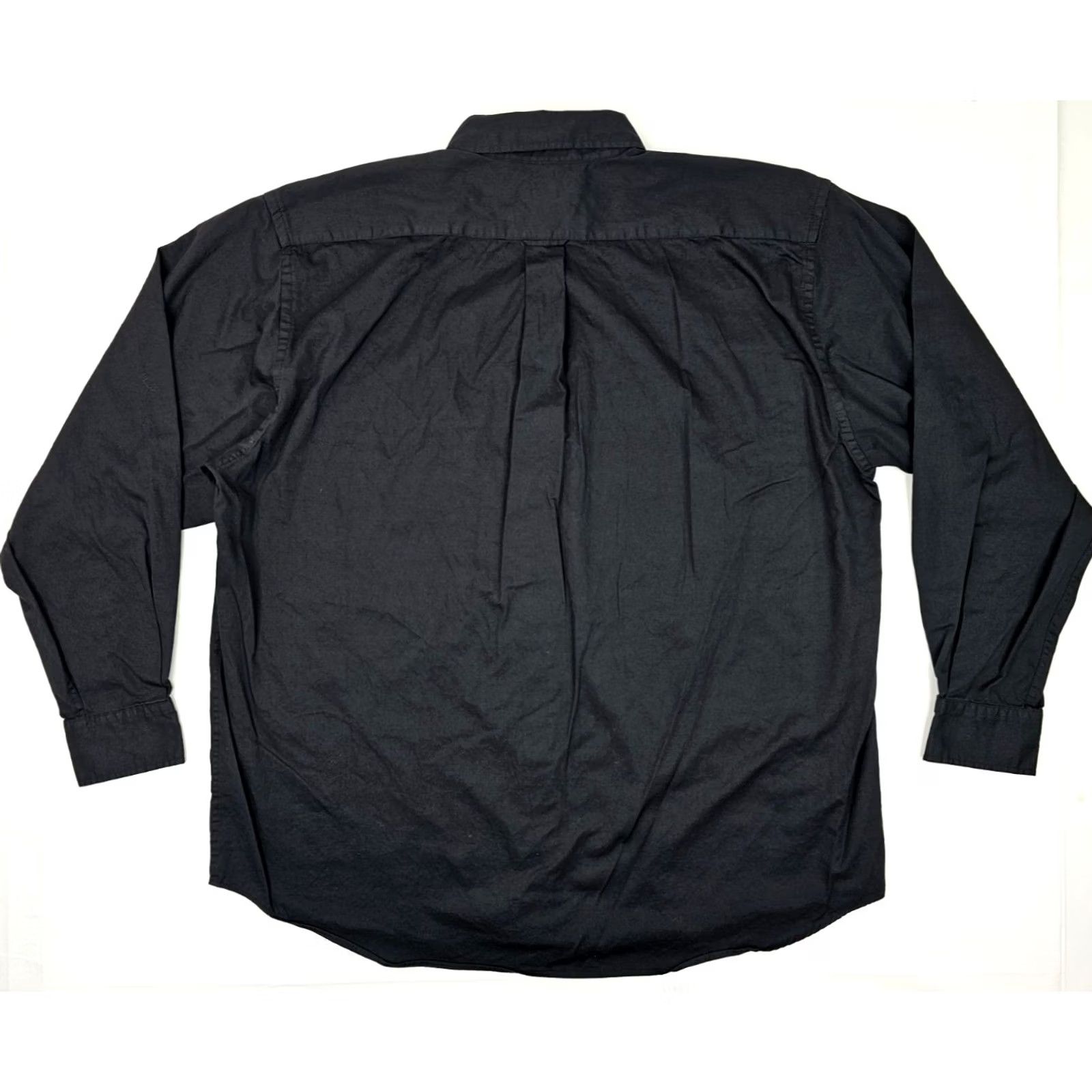 Vintage Chestnut Hill Black Button Polo Shirt Men 2XL Embroidered KFOA Football Officials Shirt EUC Size US XXL / EU 58 / 5 - 7 Thumbnail