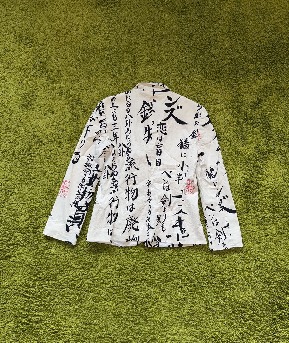 Boutique Moschino × Moschino × Vintage Moschino Jeans 2000s archive vintage Japanese text blazer Size M / US 6-8 / IT 42-44 - 2 Thumbnail