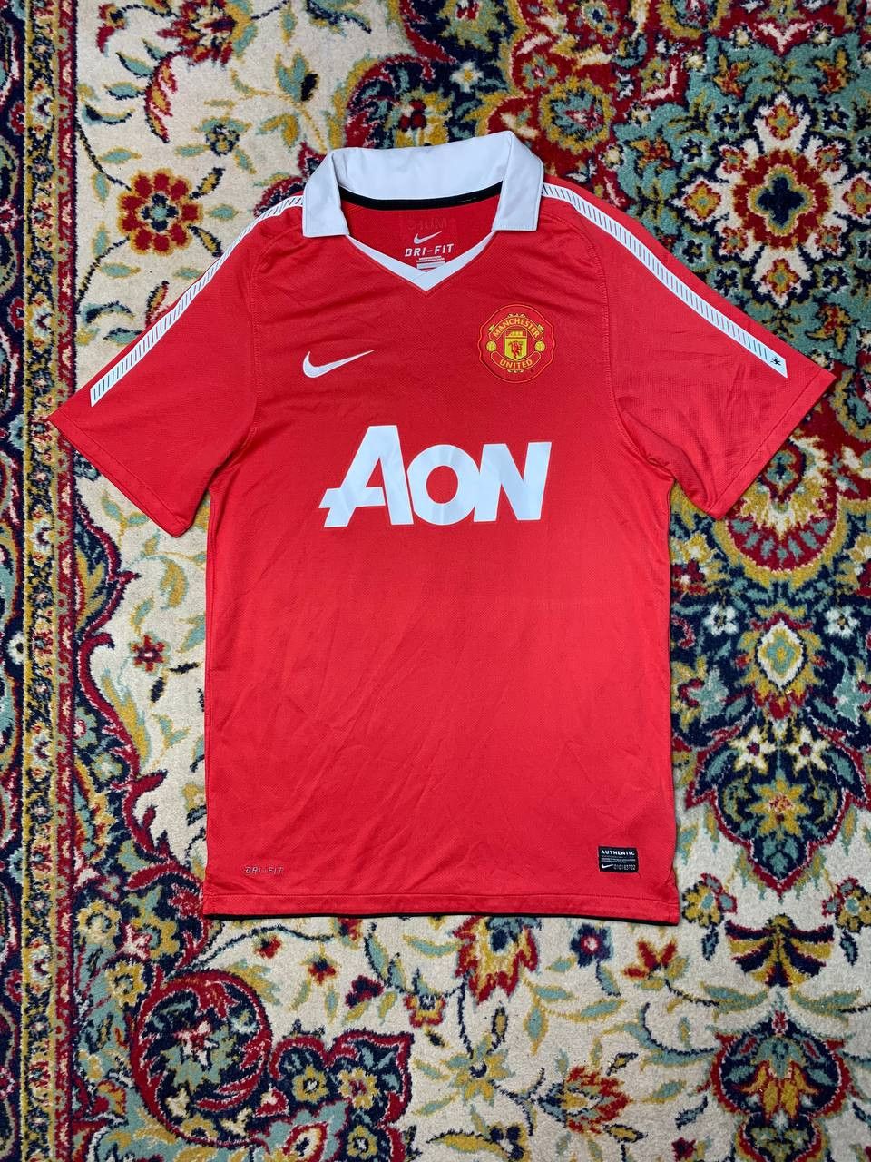 Adidas Manchester United Home football shirt Nike 382469-623 NANI Size US S / EU 44-46 / 1 - 1 Thumbnail