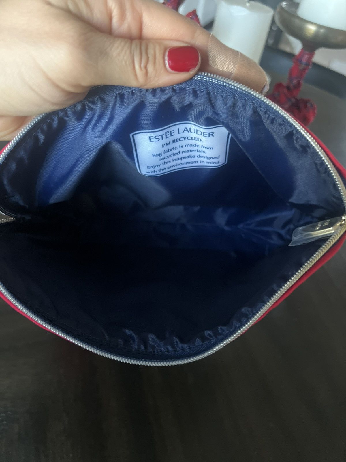 Designer × Vintage Estée Lauder cosmetics bag Size ONE SIZE - 2 Thumbnail