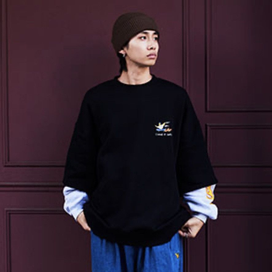 Other MARK GONZALES Men's Fleece-Lined Big Sweatshirt FIRE Size US M / EU 48-50 / 2 - 1 Thumbnail