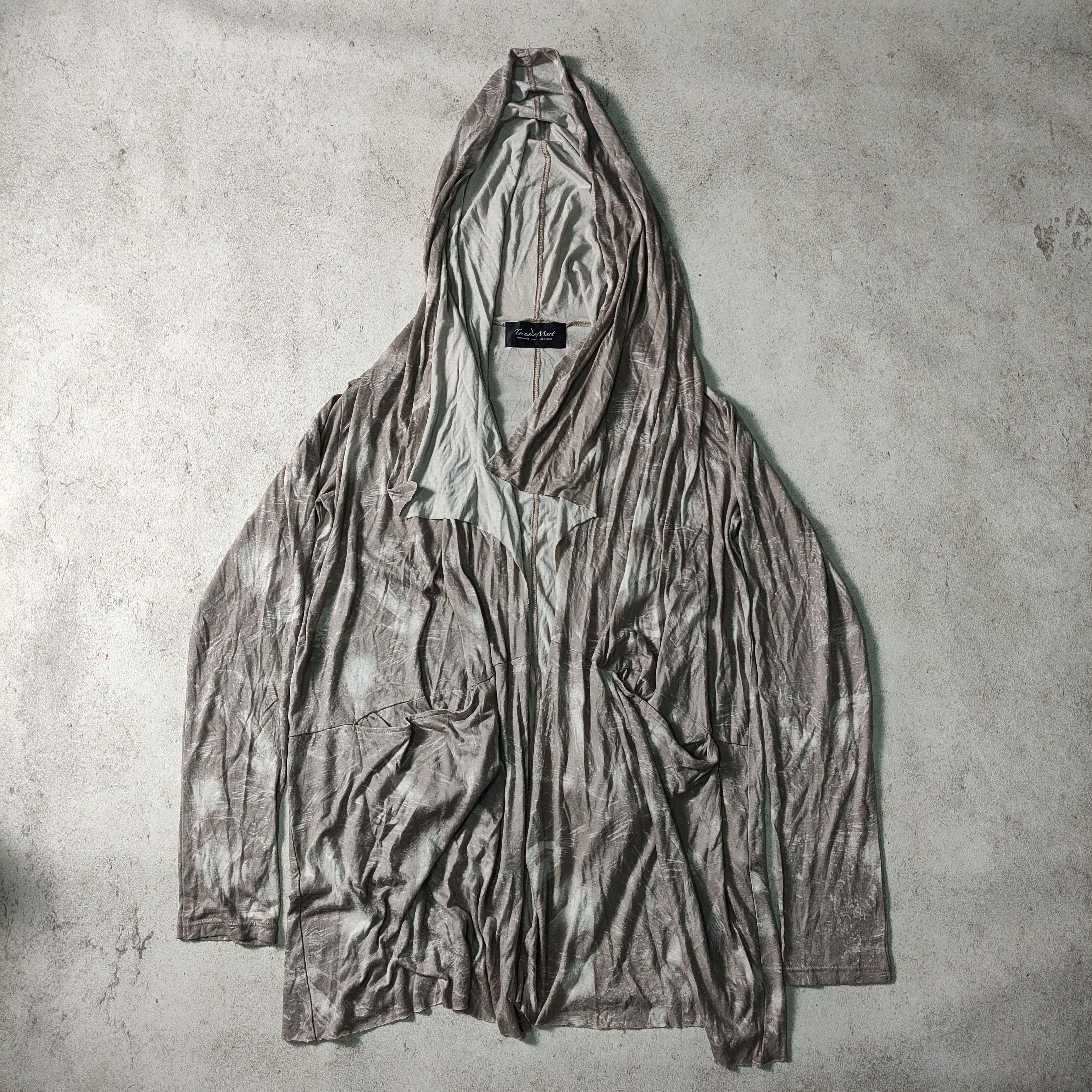 Tornado Mart Tornado Mart Japan Drape Cardigan Style L.G.B Avant Garde Size US L / EU 52-54 / 3 - 3 Thumbnail
