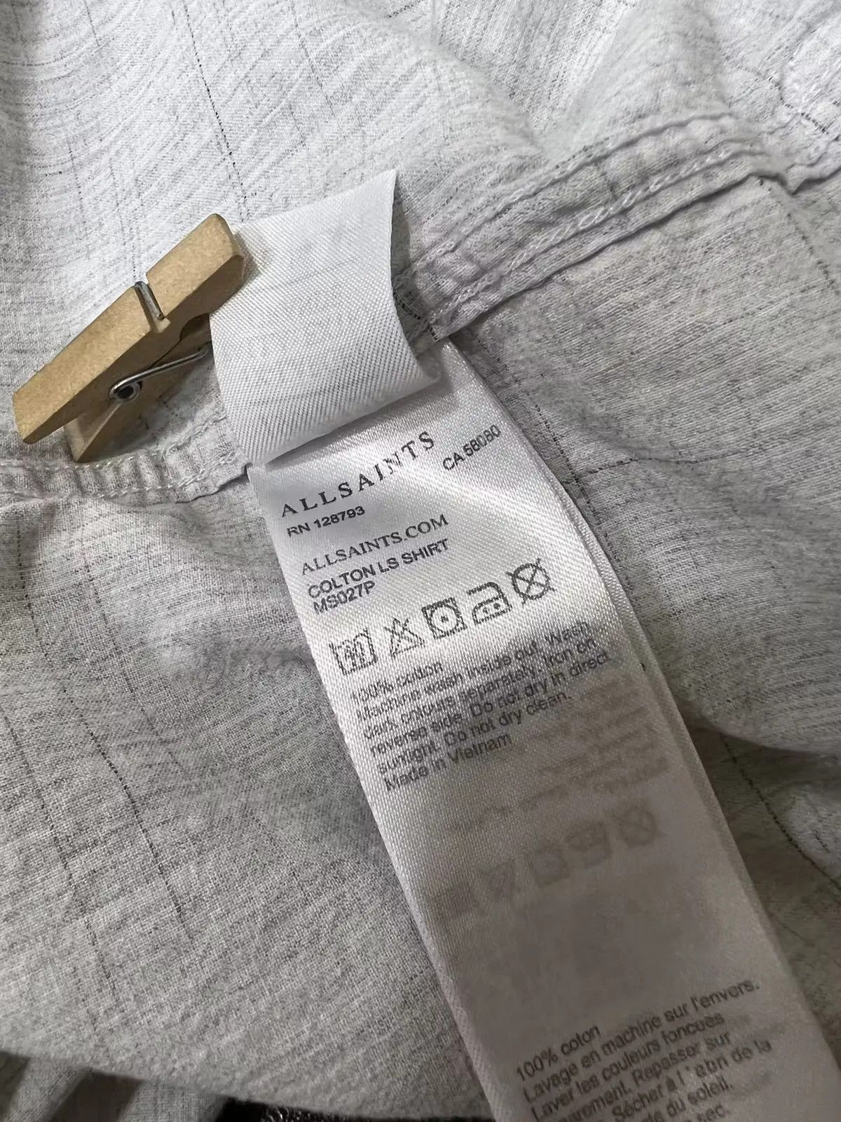 Allsaints × Designer × Japanese Brand All Saints Colton LS Shirt Size US XL / EU 56 / 4 - 5 Thumbnail