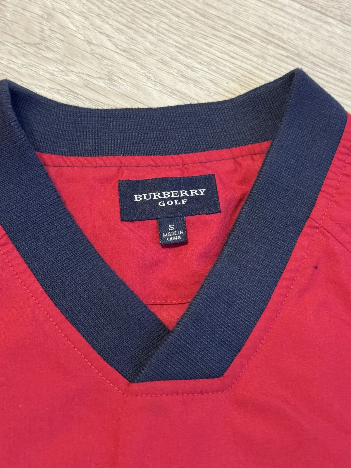 Burberry 🔷Vintage Burberry Golf Nylon Sweatshirt 90s🔷 Size US S / EU 44-46 / 1 - 4 Thumbnail