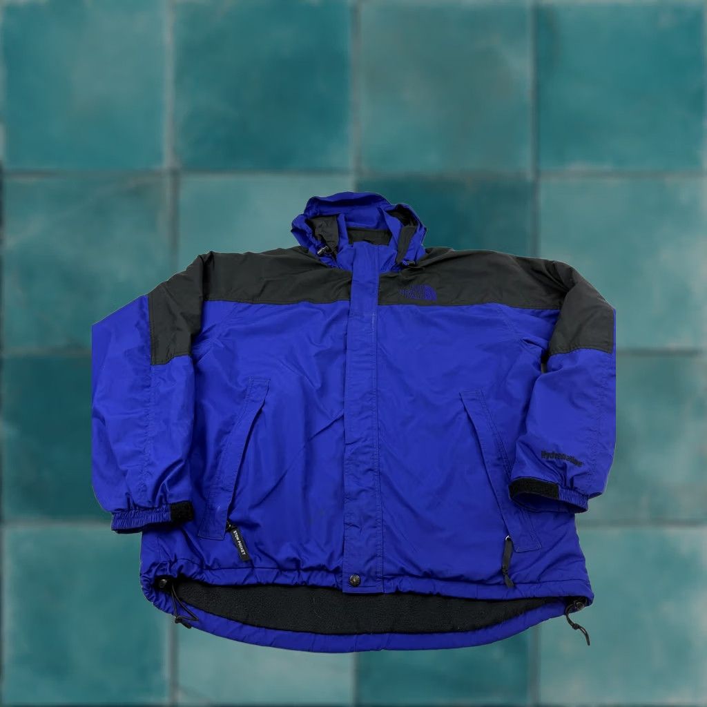 The North Face The North Face Hydrenaline Jacket Mens XL Blue Hooded Insulated Zip Windbreaker Size US XL / EU 56 / 4 - 1 Thumbnail