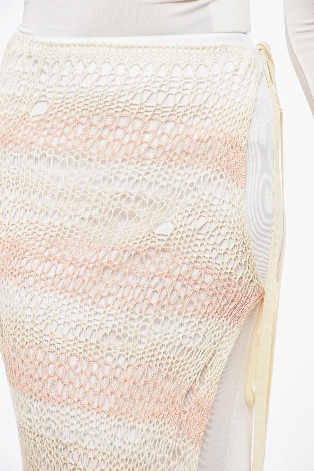Max Mara og1mm0426 Double-Fabric Skirt in Pink Size 26" / US 2 / IT 38 - 3 Thumbnail