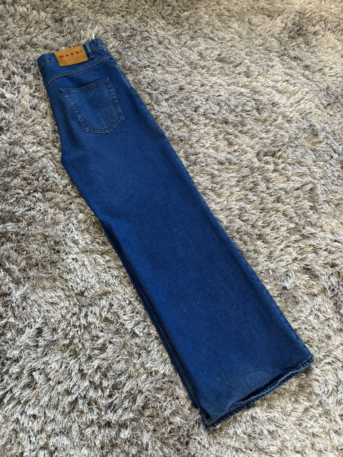 Marni Marni Wide Leg Flared Blue Denim Size US 32 / EU 48 - 3 Thumbnail