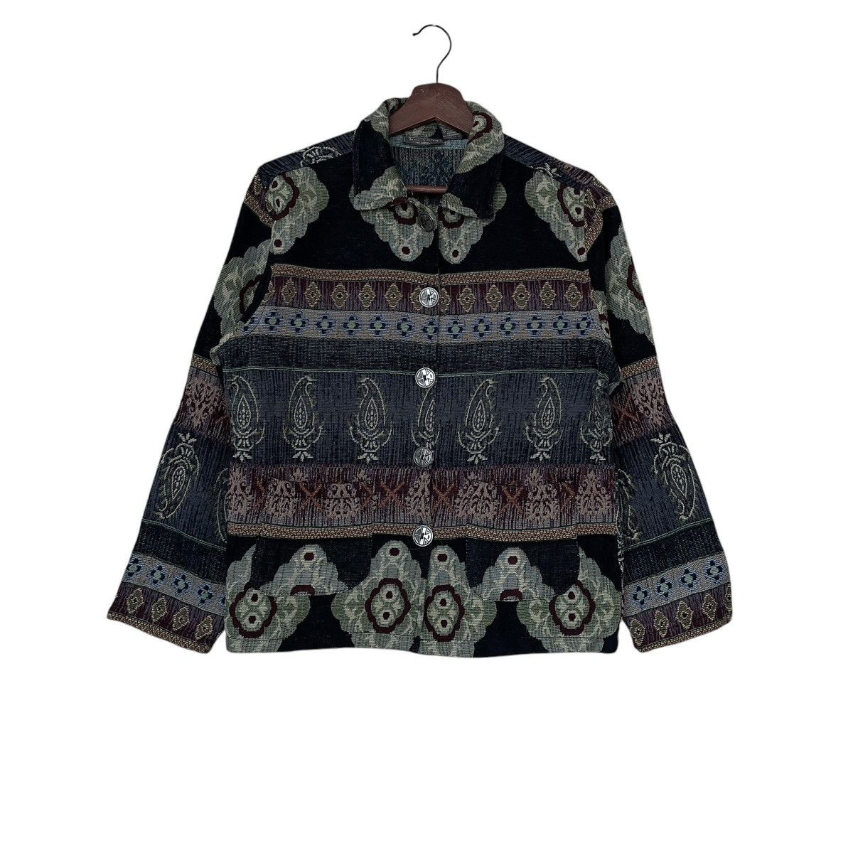 Japanese Brand × Vintage Vintage Japanese Brand Jane Ashley Navajo Fleece 2000s Size US M / EU 48-50 / 2 - 1 Thumbnail