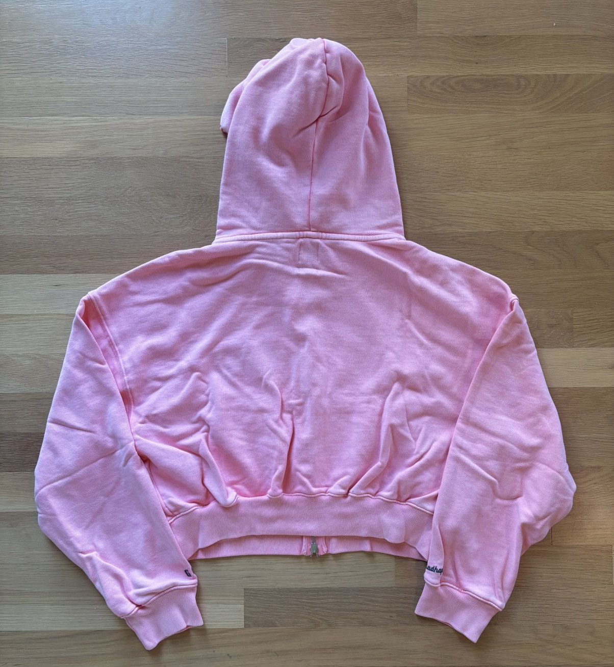 Gap × Madhappy Gap x MadHappy Pink Full Zip Cropped Mad Logo Hoodie Size L / US 10 / IT 46 - 3 Thumbnail