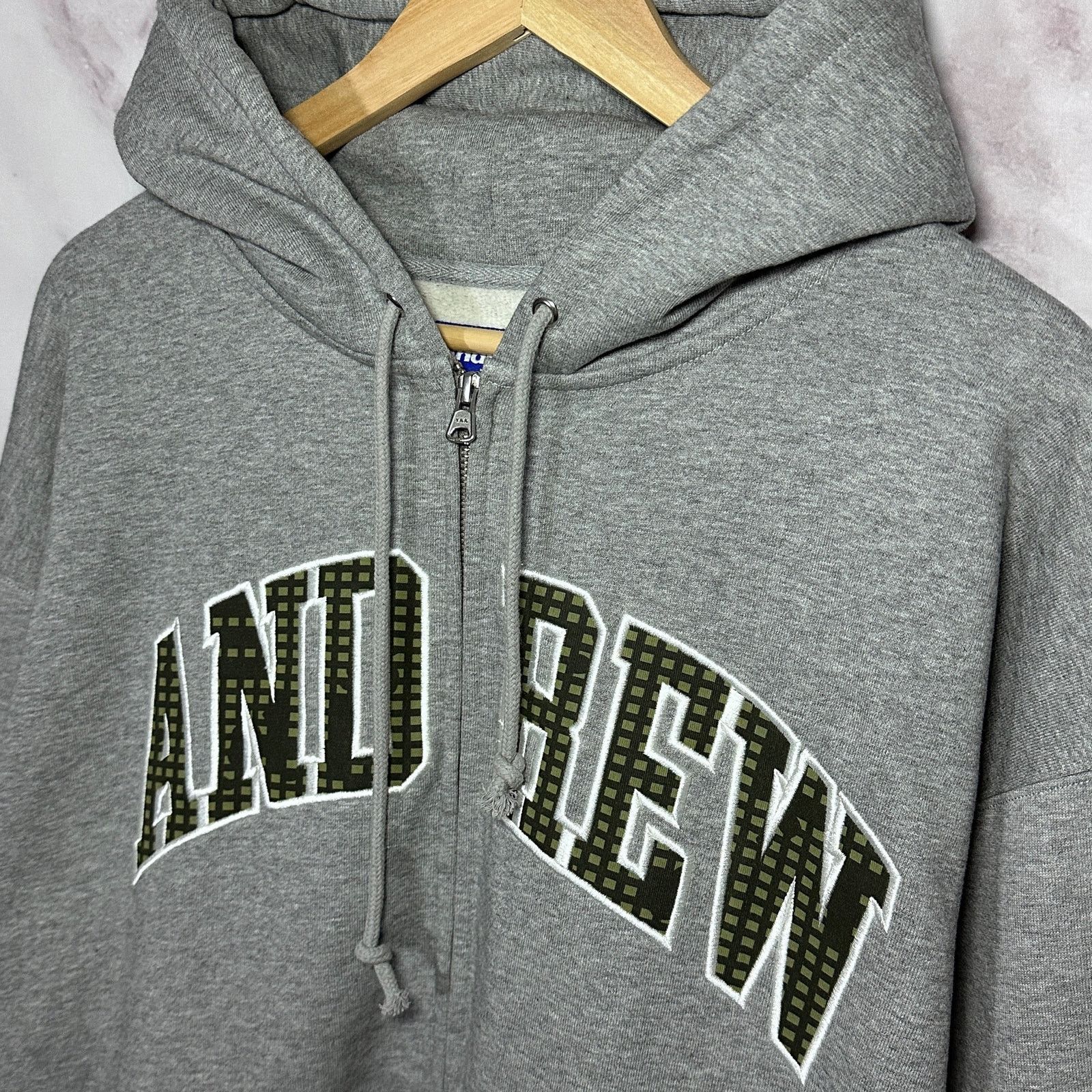 Andrew Grey/Night Camo Zip Hoodie Size US XL / EU 56 / 4 - 2 Thumbnail