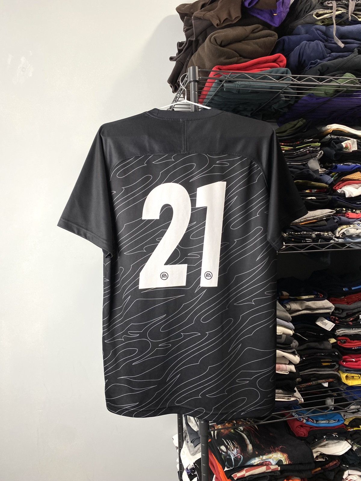 The Game EA Sports Soccer Jersey T Shirt Game Cyber Hype Size US M / EU 48-50 / 2 - 2 Thumbnail