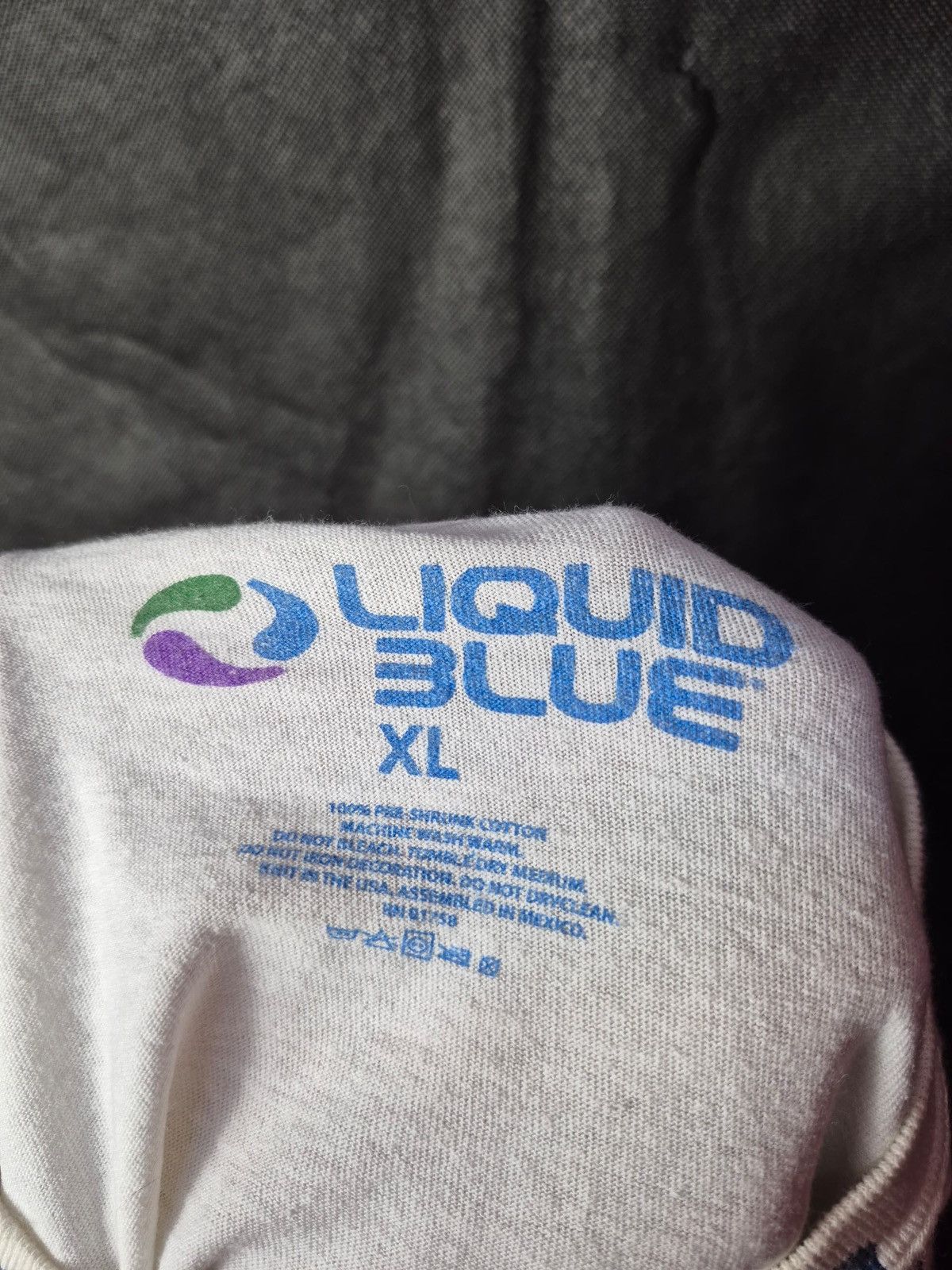 Liquid Blue 🔥 Liquid Blue Overprint American Flag Tee Size US XL / EU 56 / 4 - 9 Thumbnail