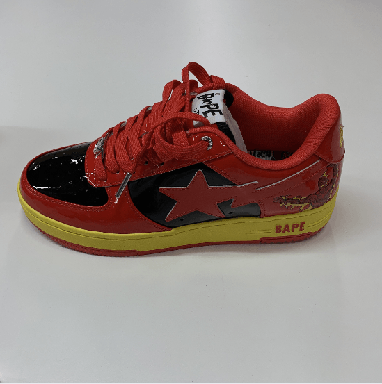 Bape × Marvel Comics BAPE × Fantastic Four Patent Leather Low-Top Casual Sneakers Size US 10 / EU 43 - 3 Thumbnail