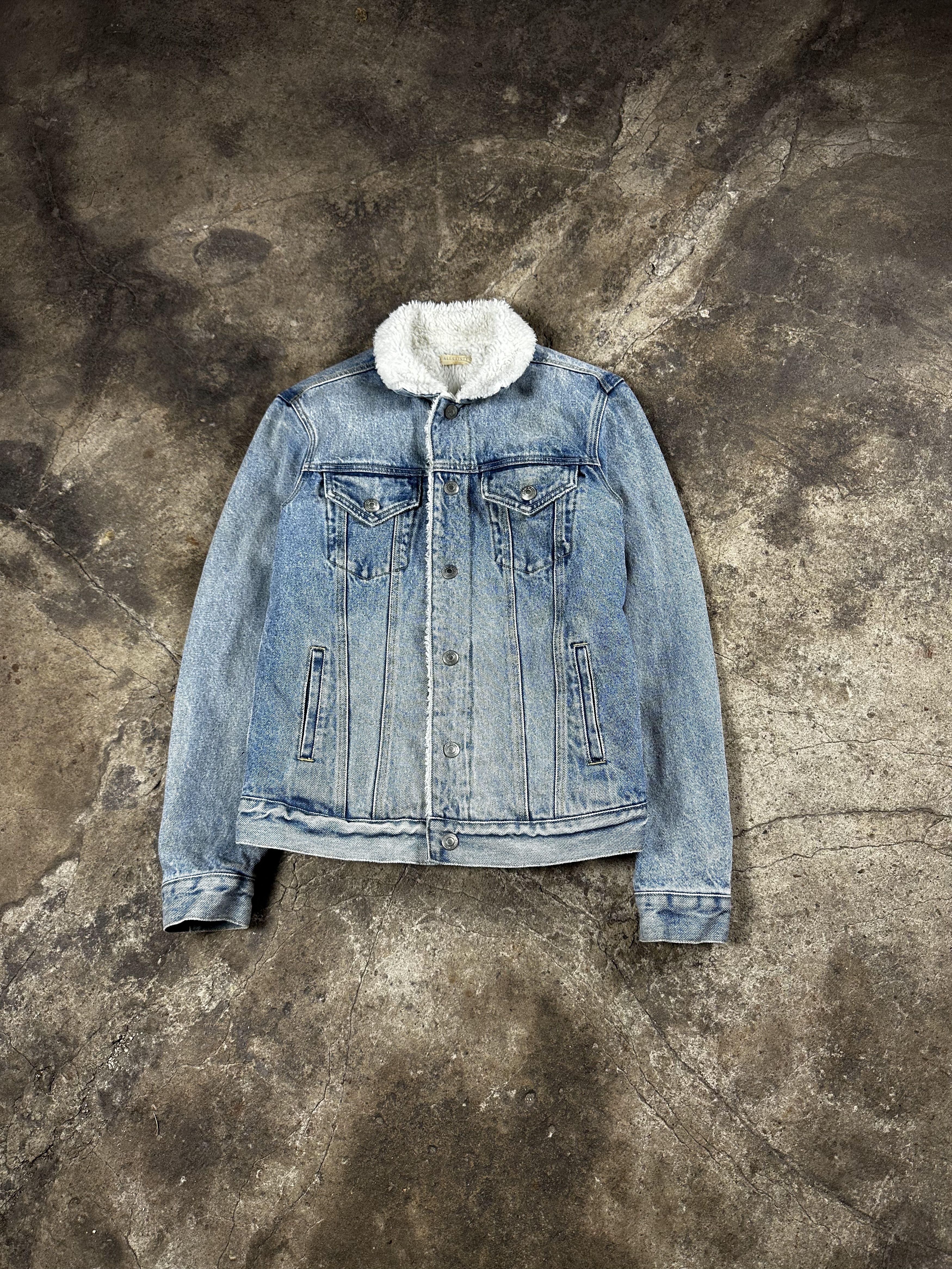 Allsaints Allsaints Sherpa Denim Jacket Size US S / EU 44-46 / 1 - 1 Thumbnail