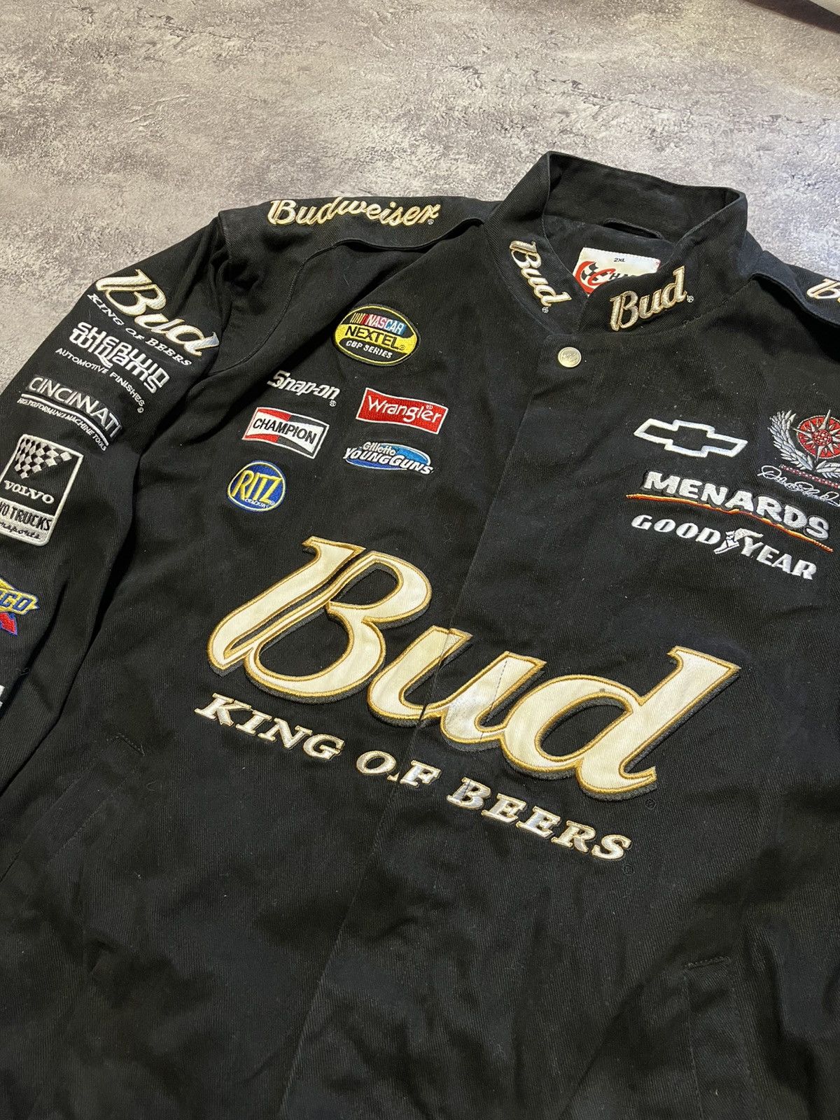 Chase Authentics Nascar Chase Authentics Bud beer racing jacket Size US XXL / EU 58 / 5 - 4 Thumbnail