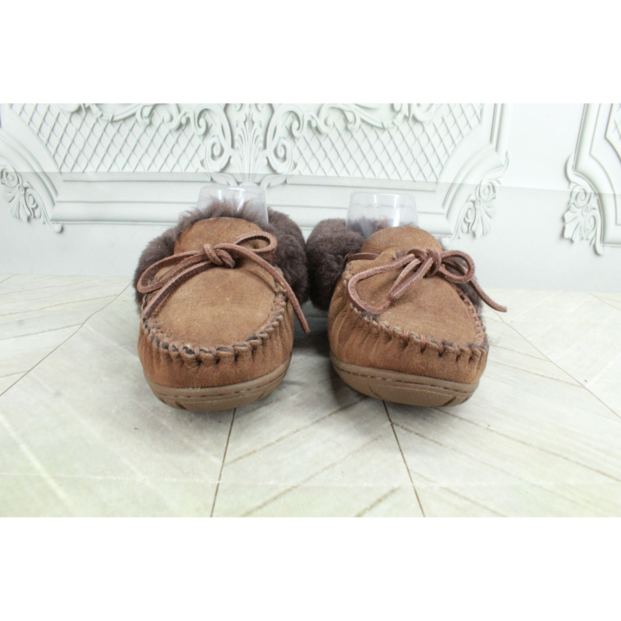 L.L. Bean LL Bean Women's Wicked Good Moccasins Shearling Size US 7 / IT 37 - 5 Thumbnail
