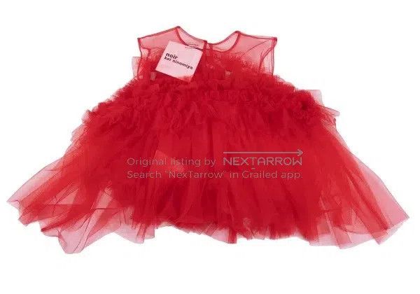 Comme des Garcons Comme Des Garcons Red vintage sheer top Size M / US 6-8 / IT 42-44 - 3 Thumbnail